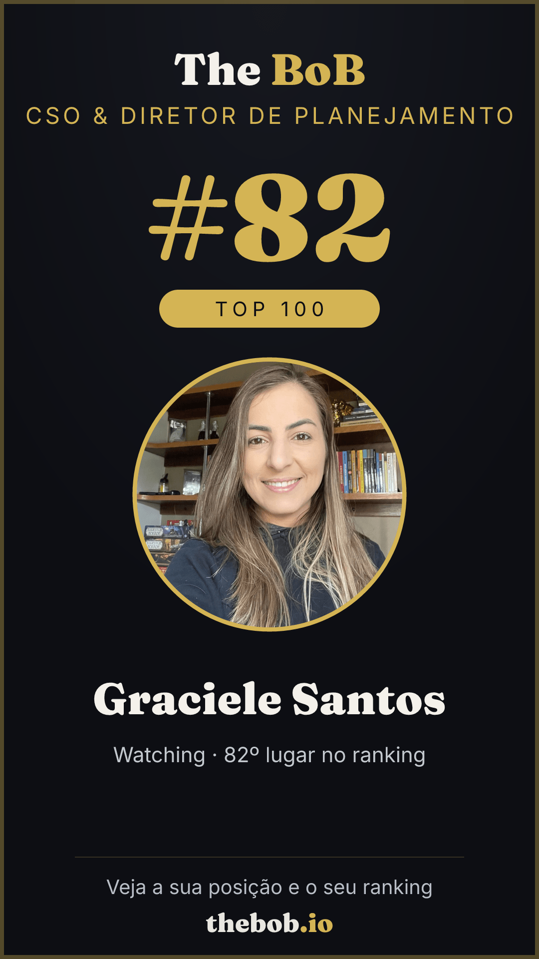 Selo The BoB · Graciele Santos