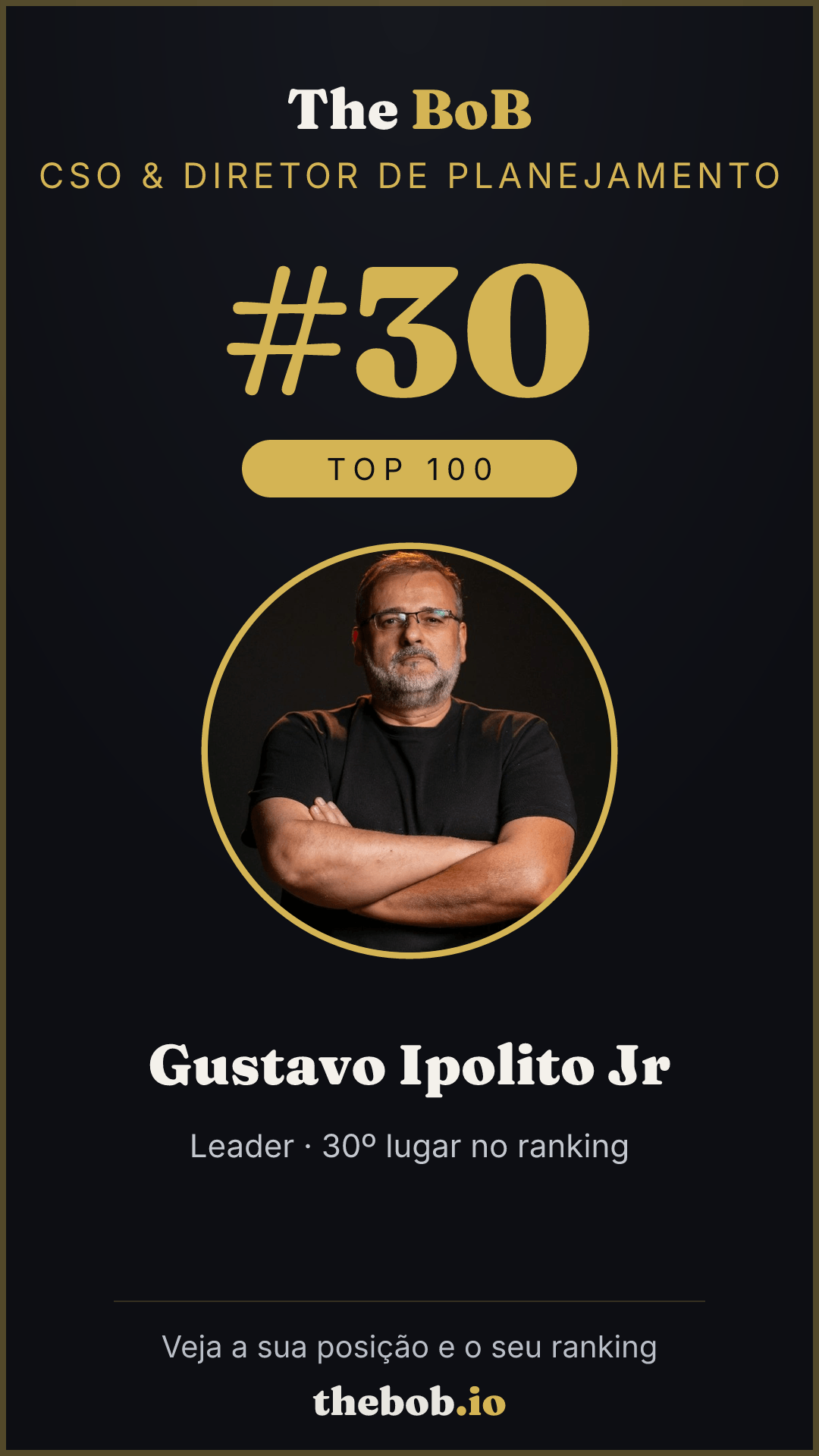 Selo The BoB · Gustavo Ipolito Jr