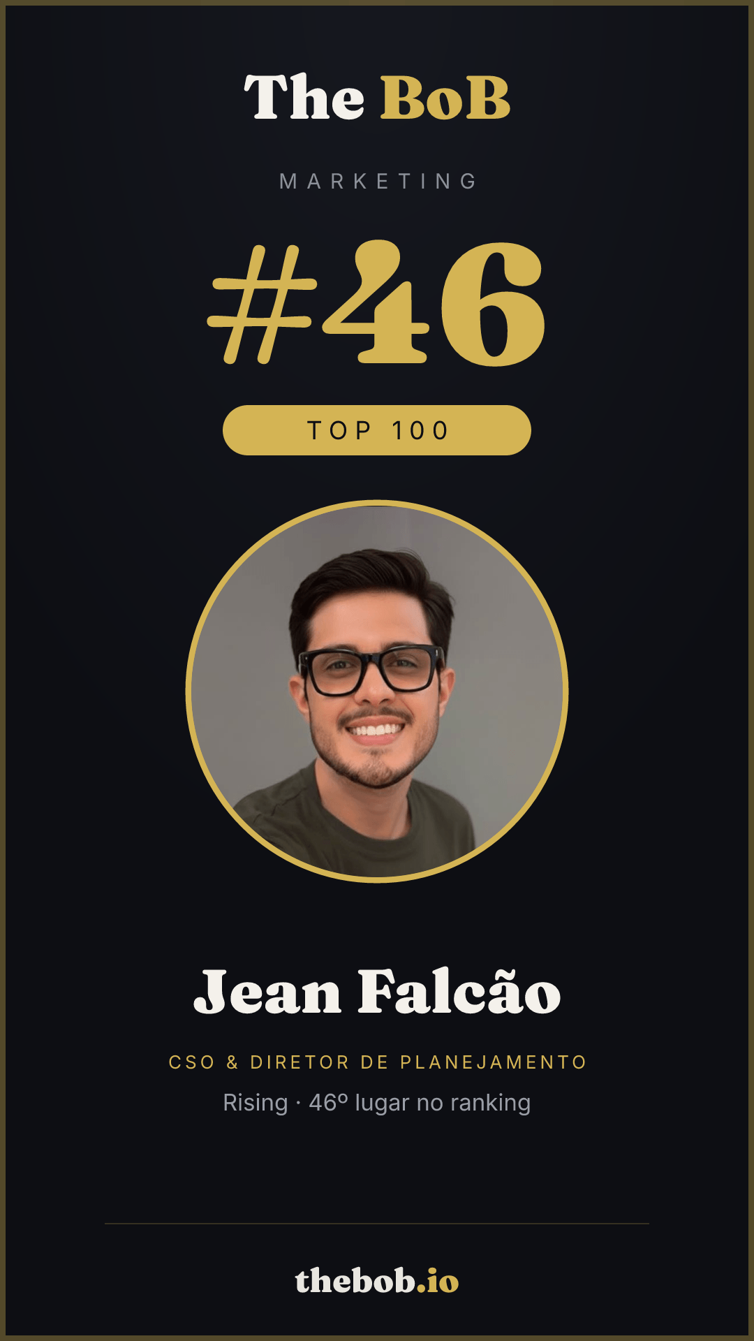 Selo The BoB · Jean Falcão