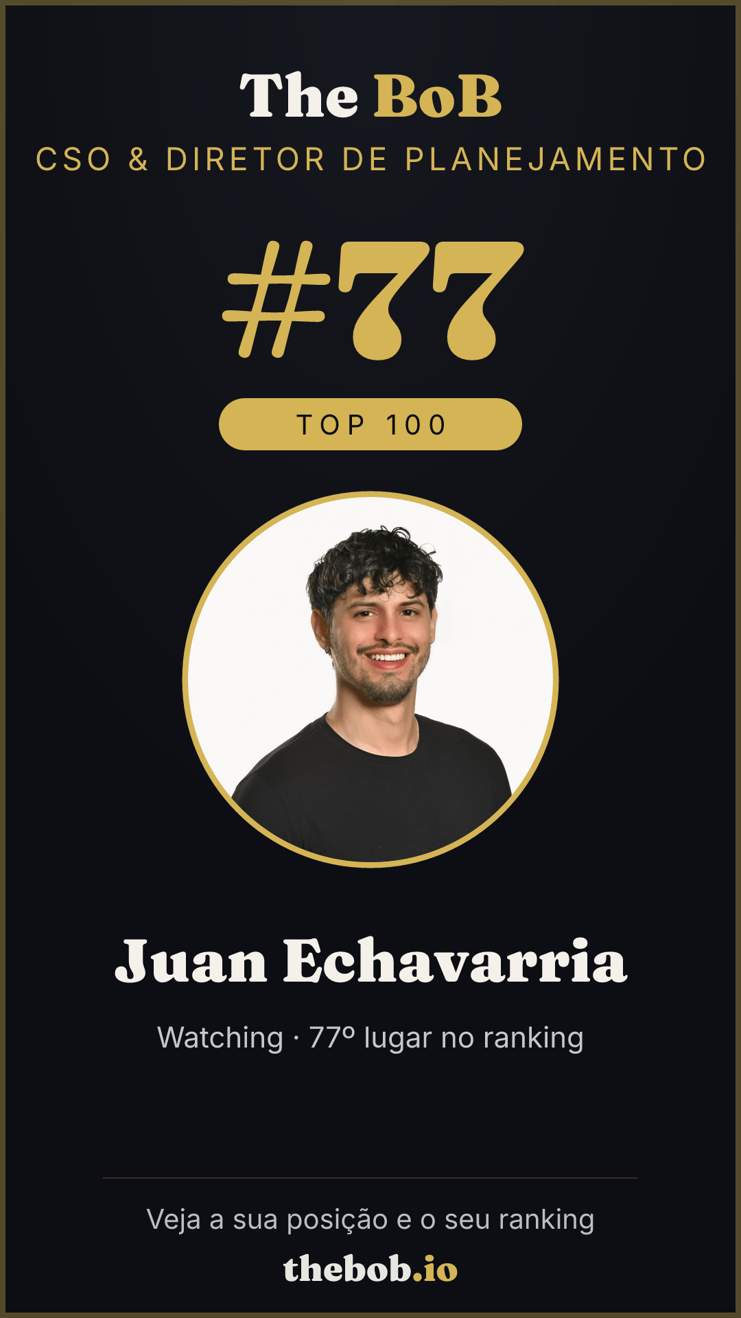 Selo The BoB · Juan Echavarria