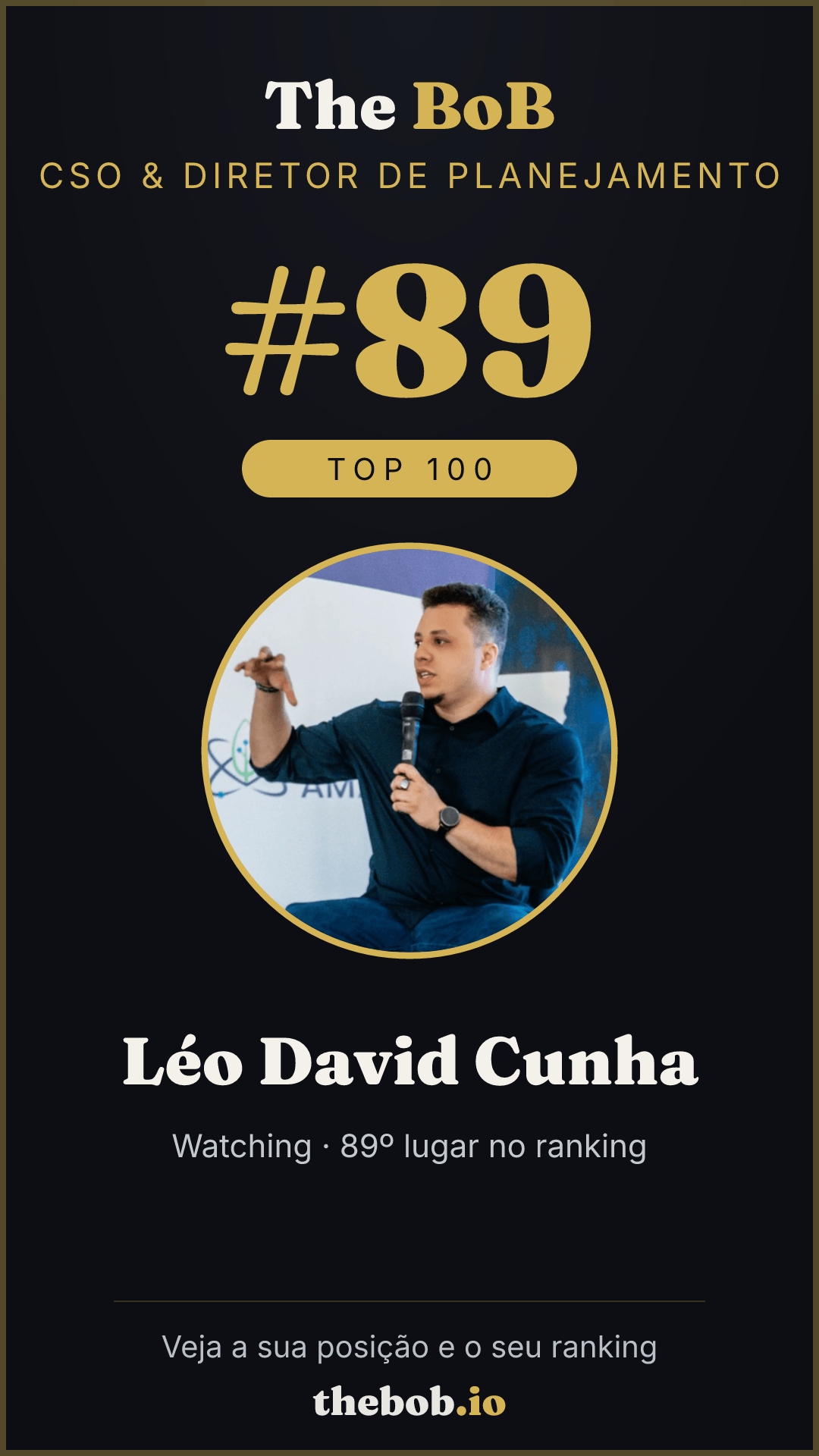 Selo The BoB · Léo David Cunha
