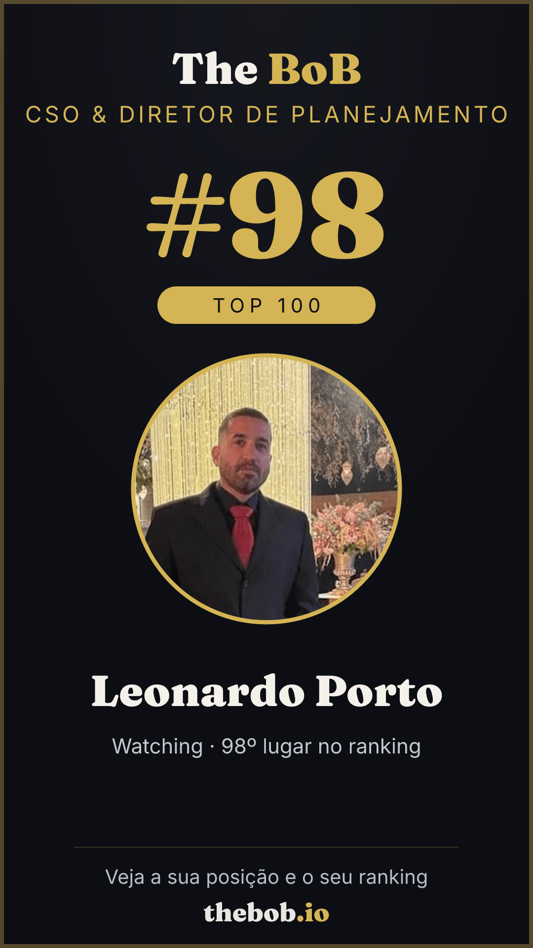Selo The BoB · Leonardo Porto