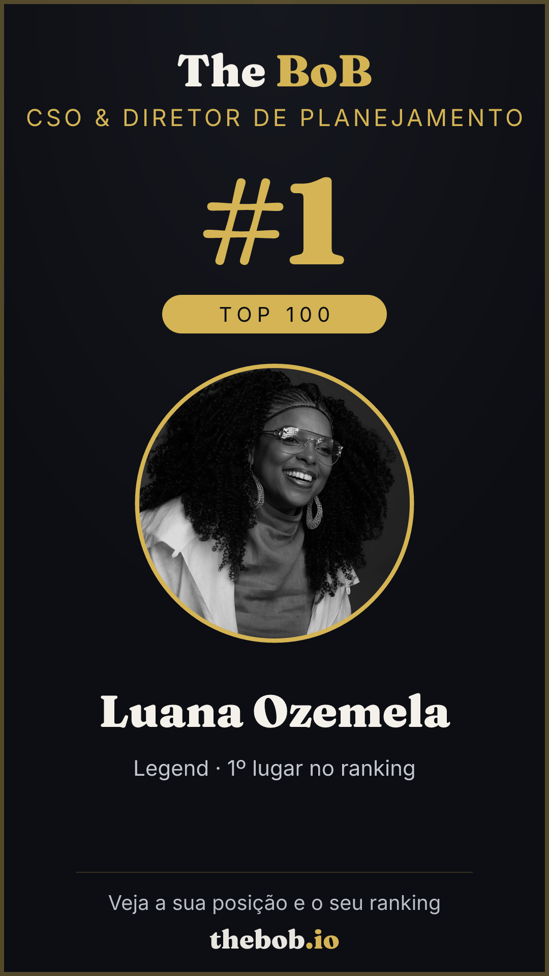 Selo The BoB · Luana Ozemela