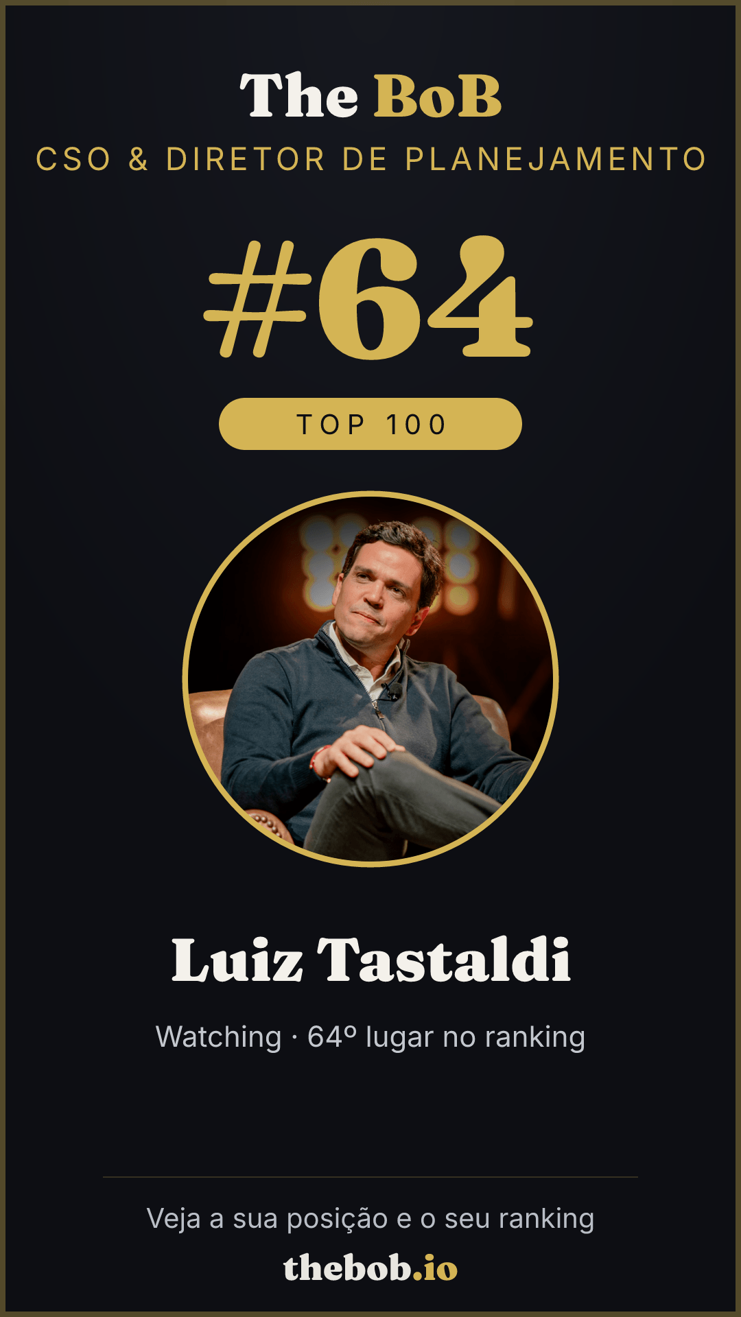 Selo The BoB · Luiz Tastaldi