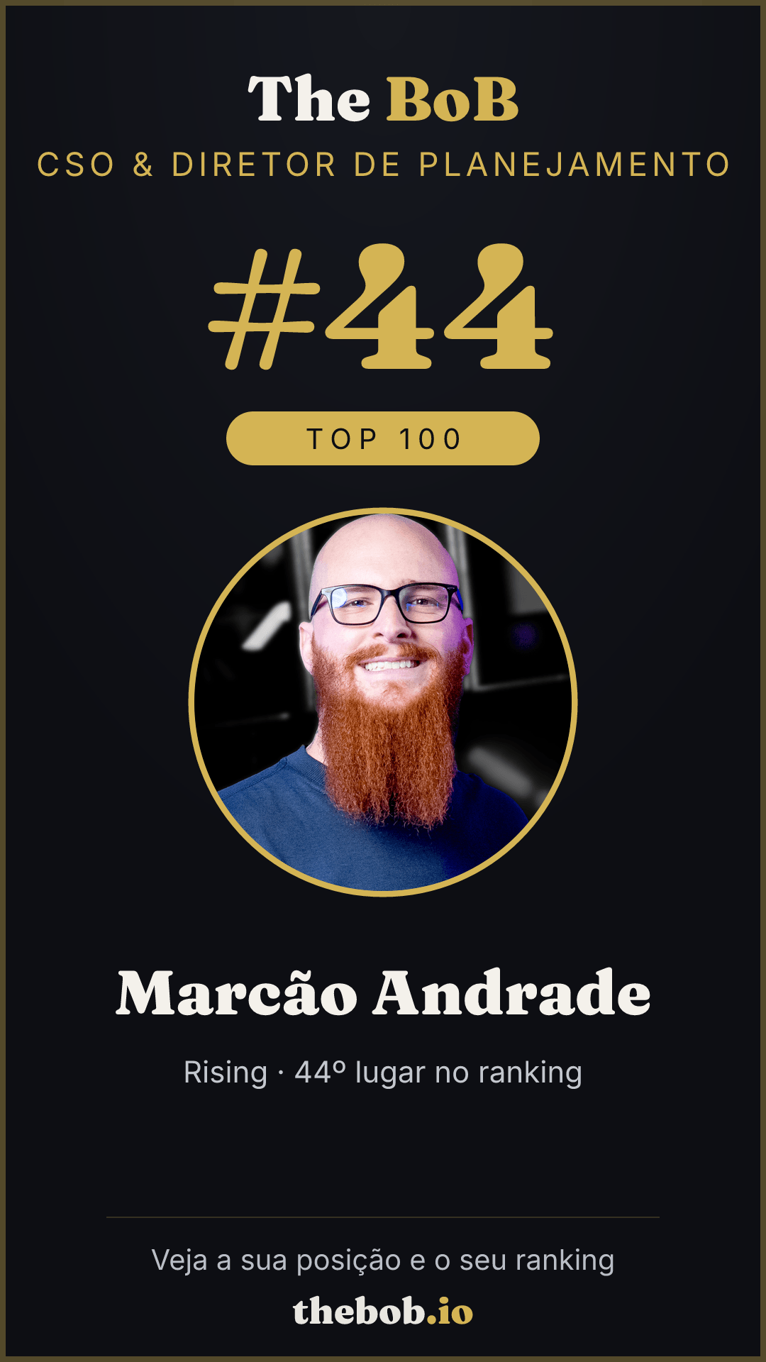 Selo The BoB · Marcão Andrade