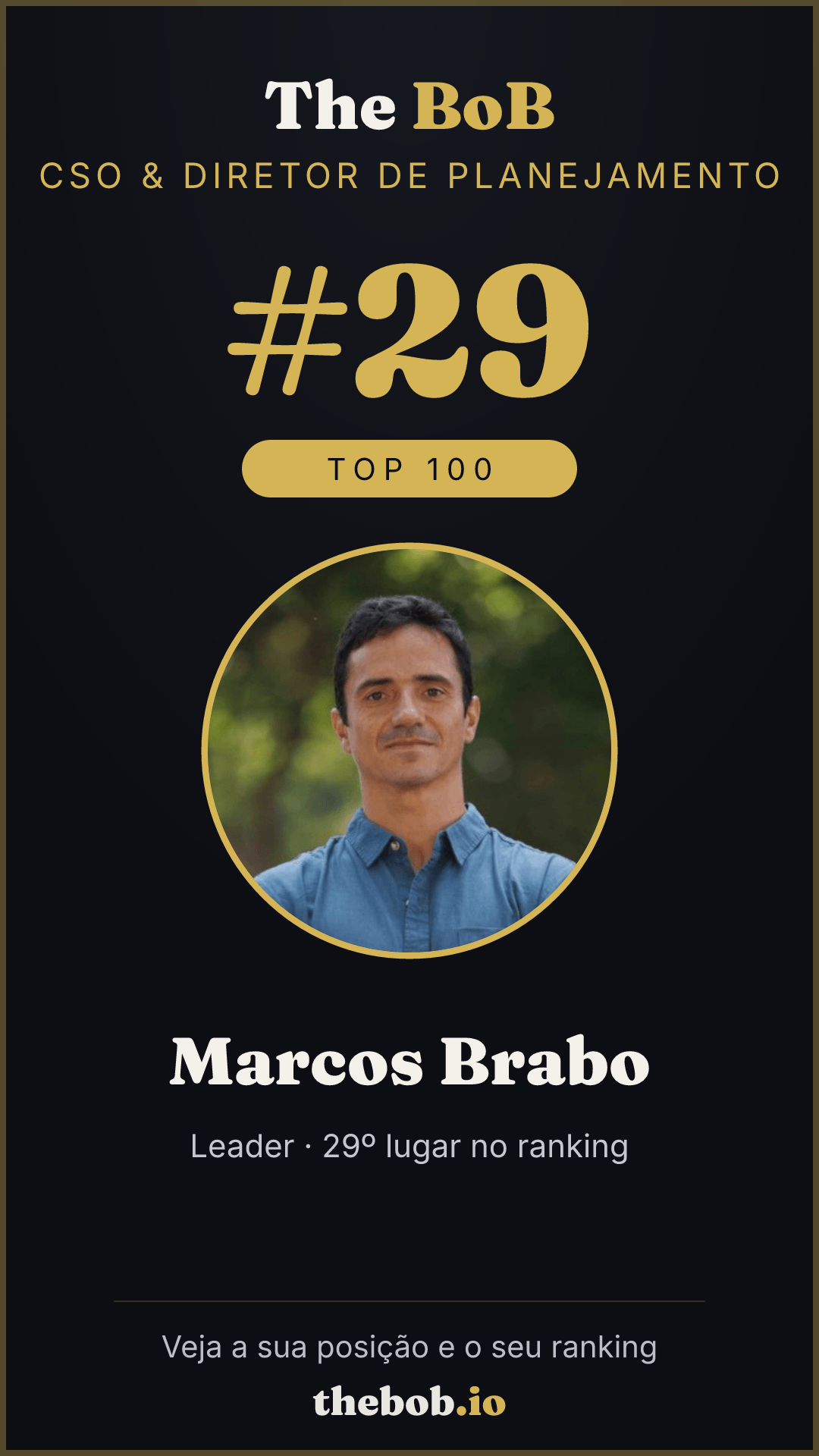 Selo The BoB · Marcos Brabo
