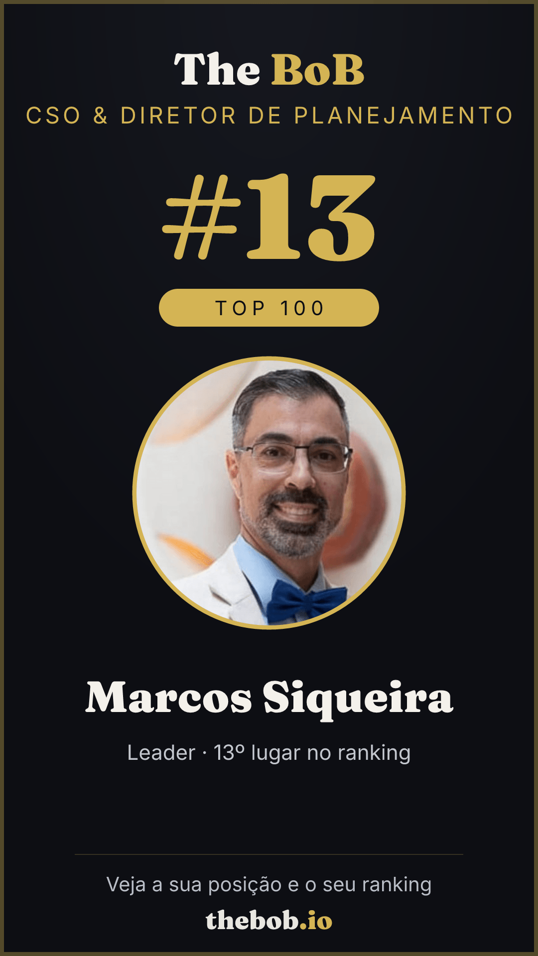Selo The BoB · Marcos Siqueira