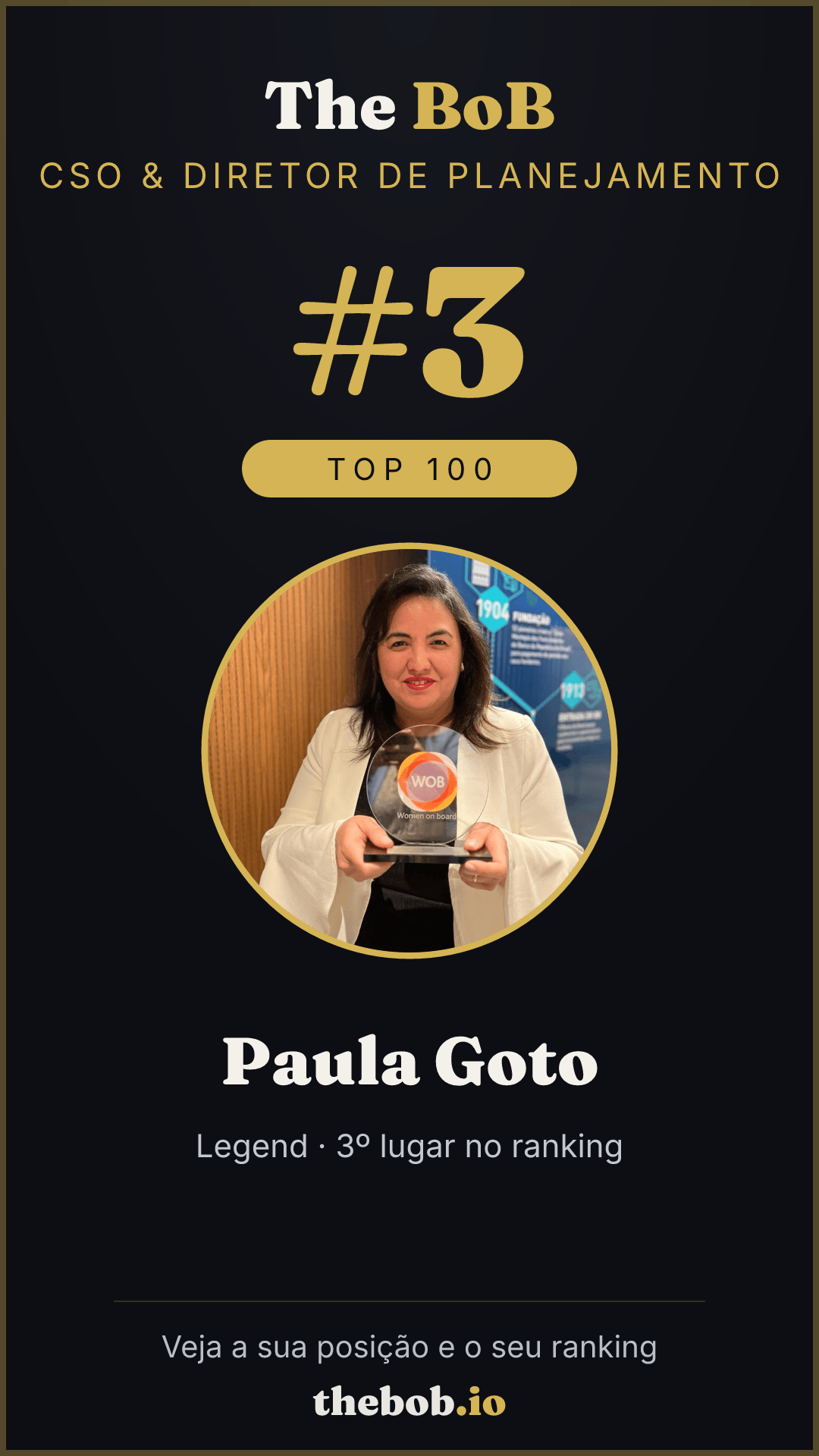 Selo The BoB · Paula Goto