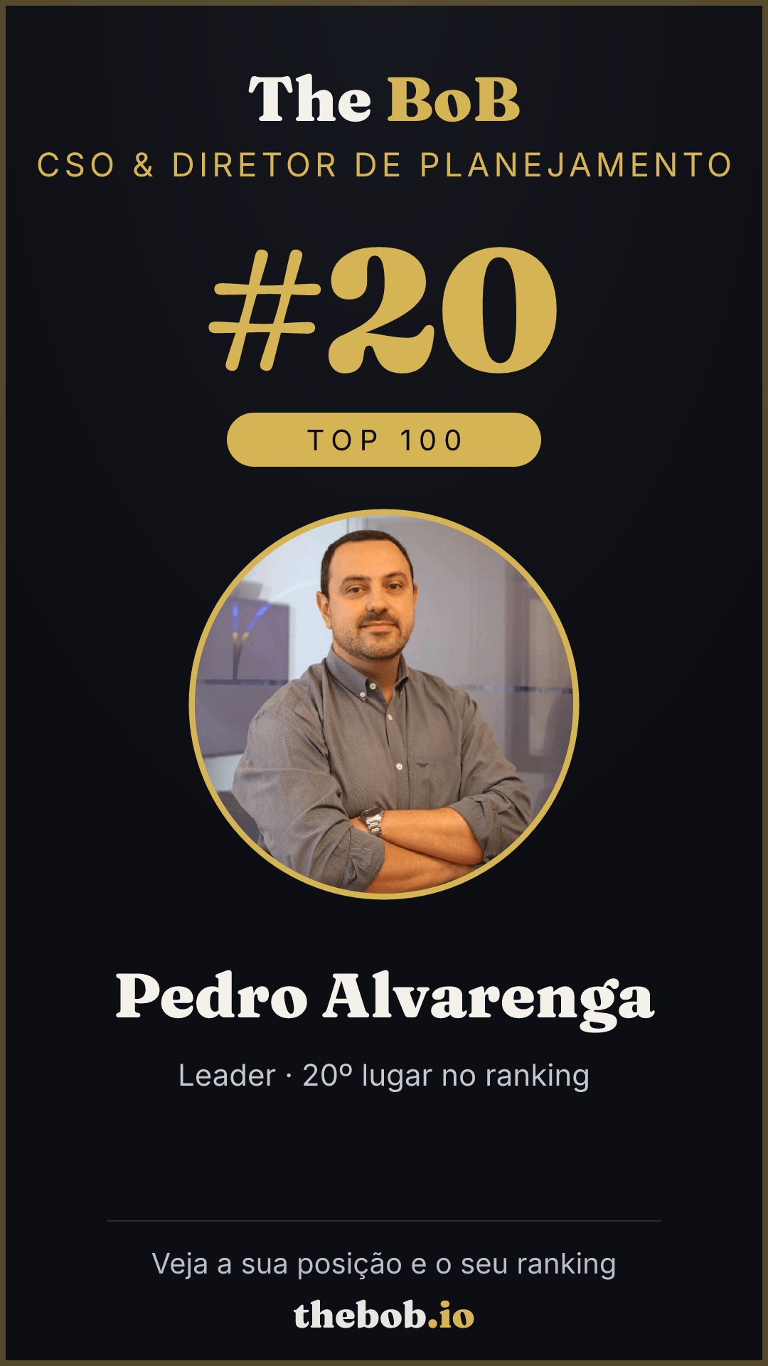 Selo The BoB · Pedro Alvarenga