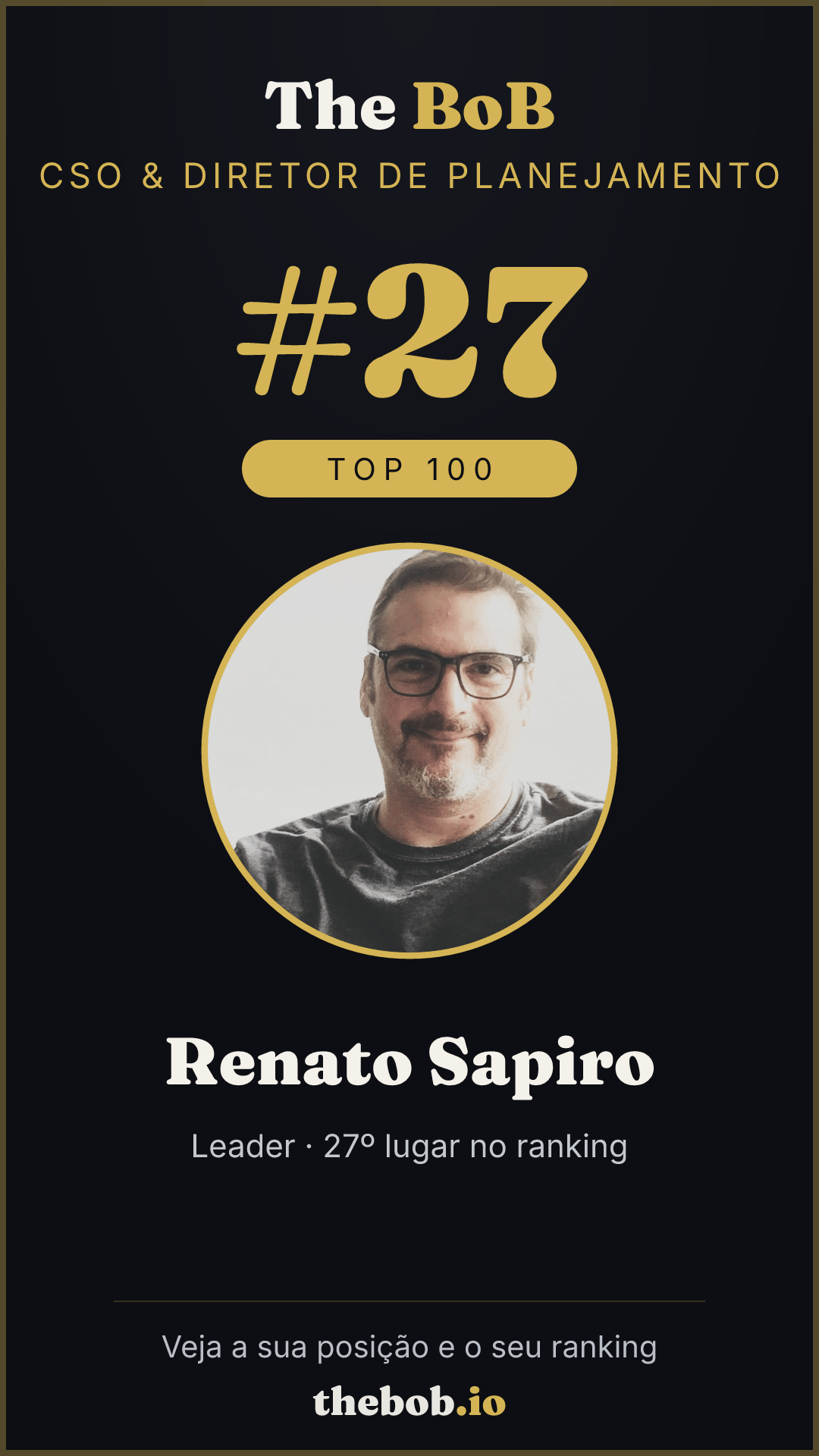 Selo The BoB · Renato Sapiro