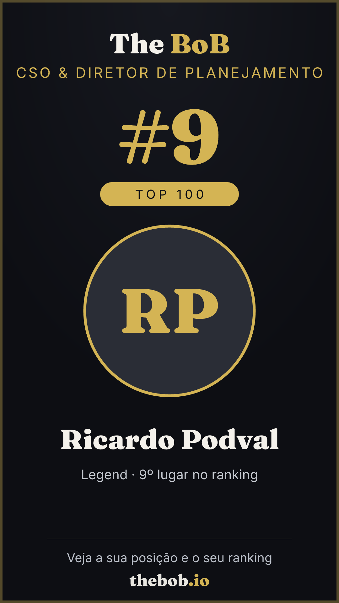 Selo The BoB · Ricardo Podval
