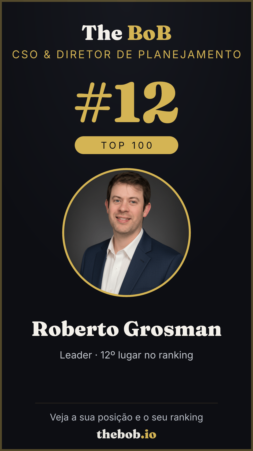 Selo The BoB · Roberto Grosman