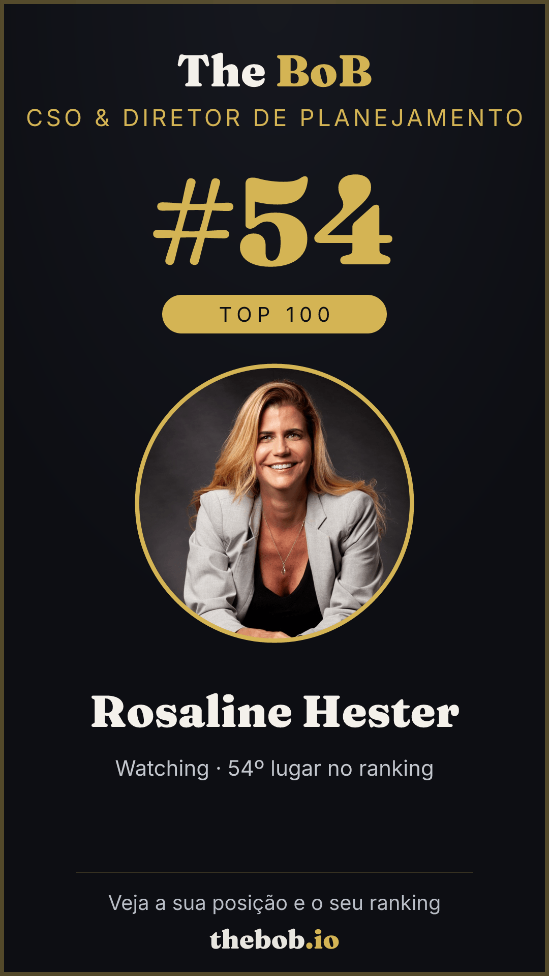 Selo The BoB · Rosaline Hester