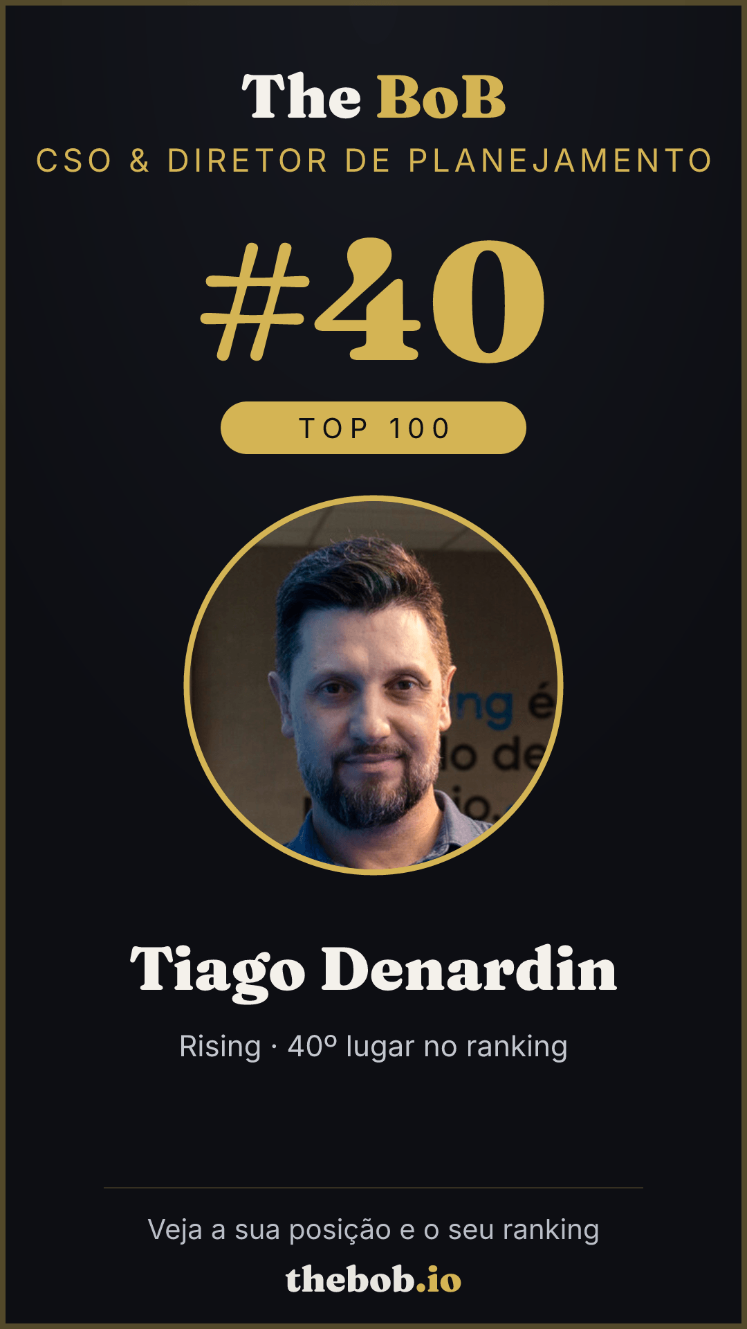 Selo The BoB · Tiago Denardin