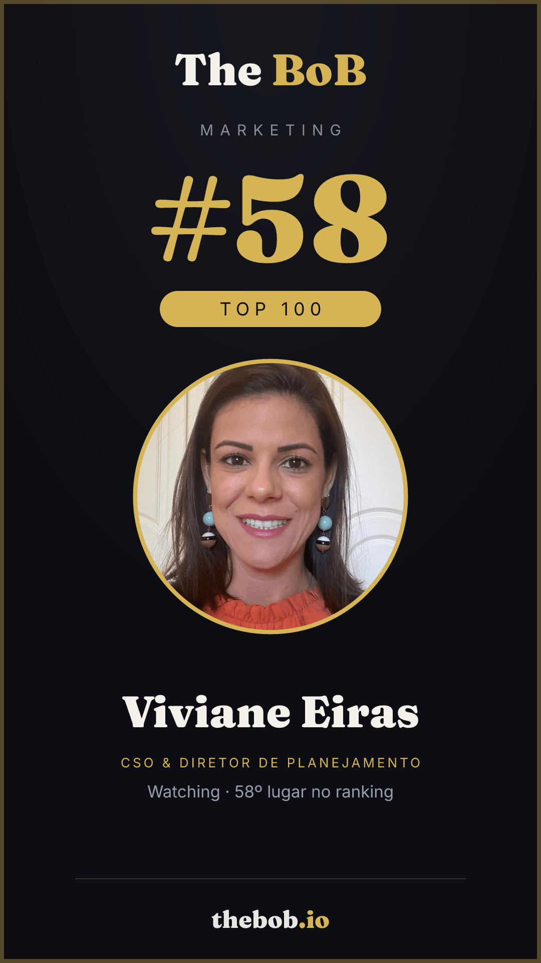 Selo The BoB · Viviane Eiras