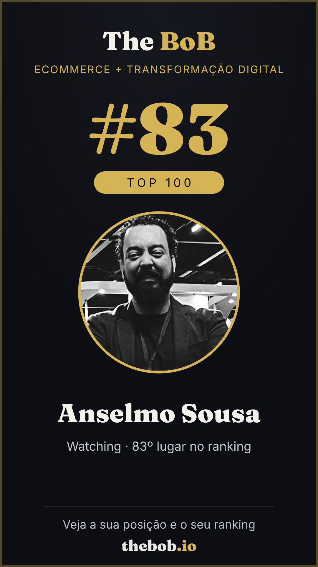 Selo The BoB · Anselmo Sousa