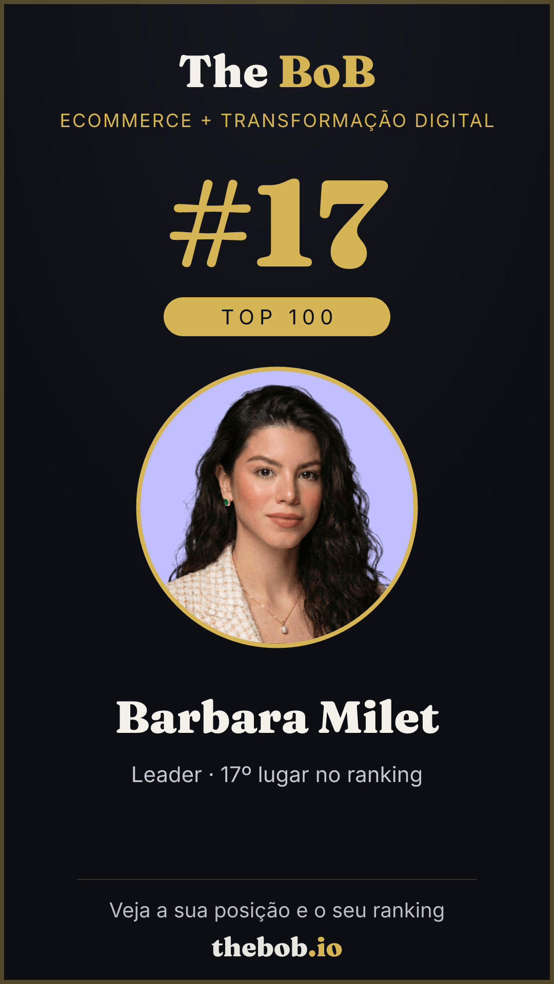 Selo The BoB · Barbara Milet