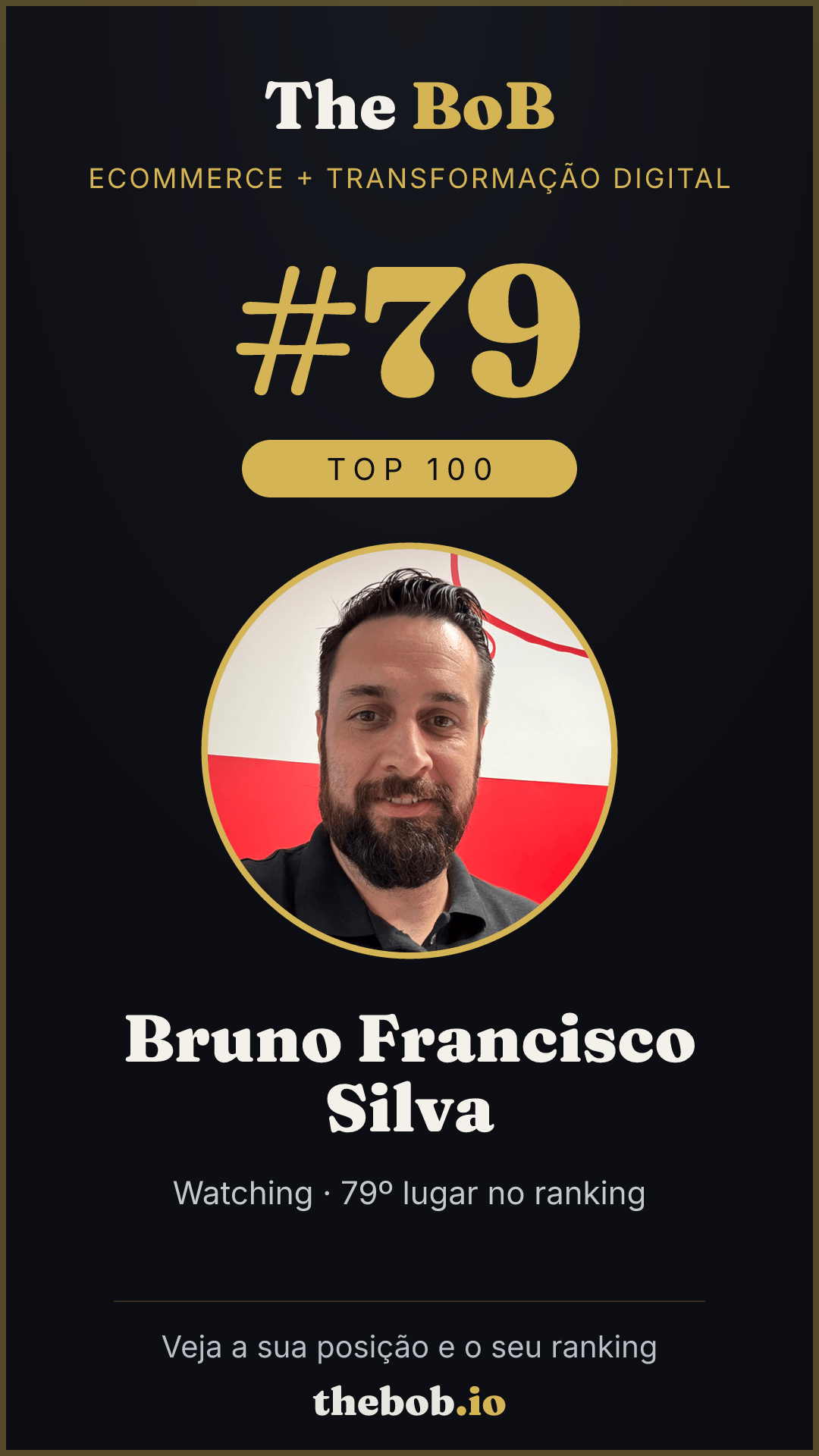 Selo The BoB · Bruno Francisco Silva