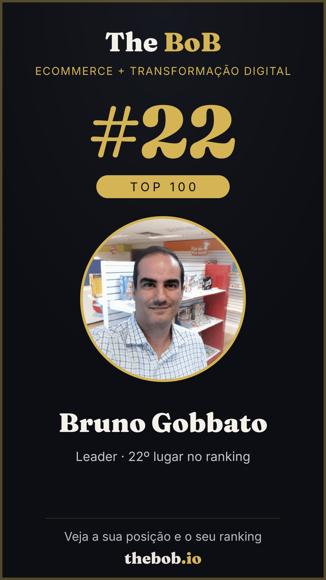 Selo The BoB · Bruno Gobbato