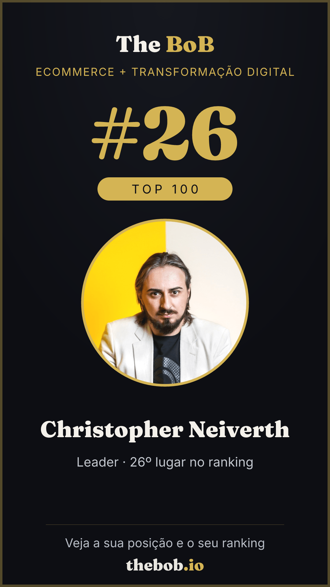 Selo The BoB · Christopher Neiverth