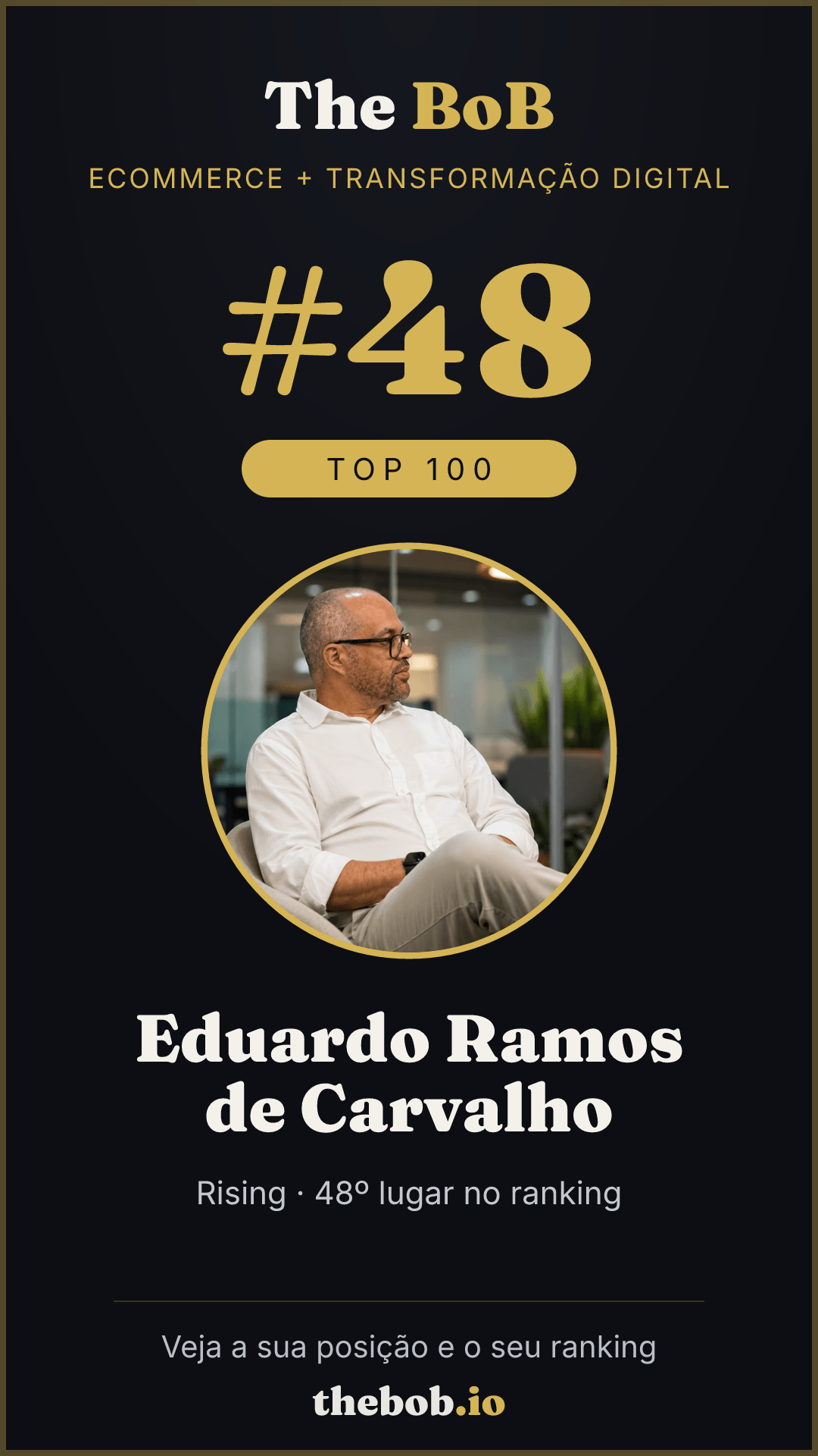 Selo The BoB · Eduardo Ramos de Carvalho