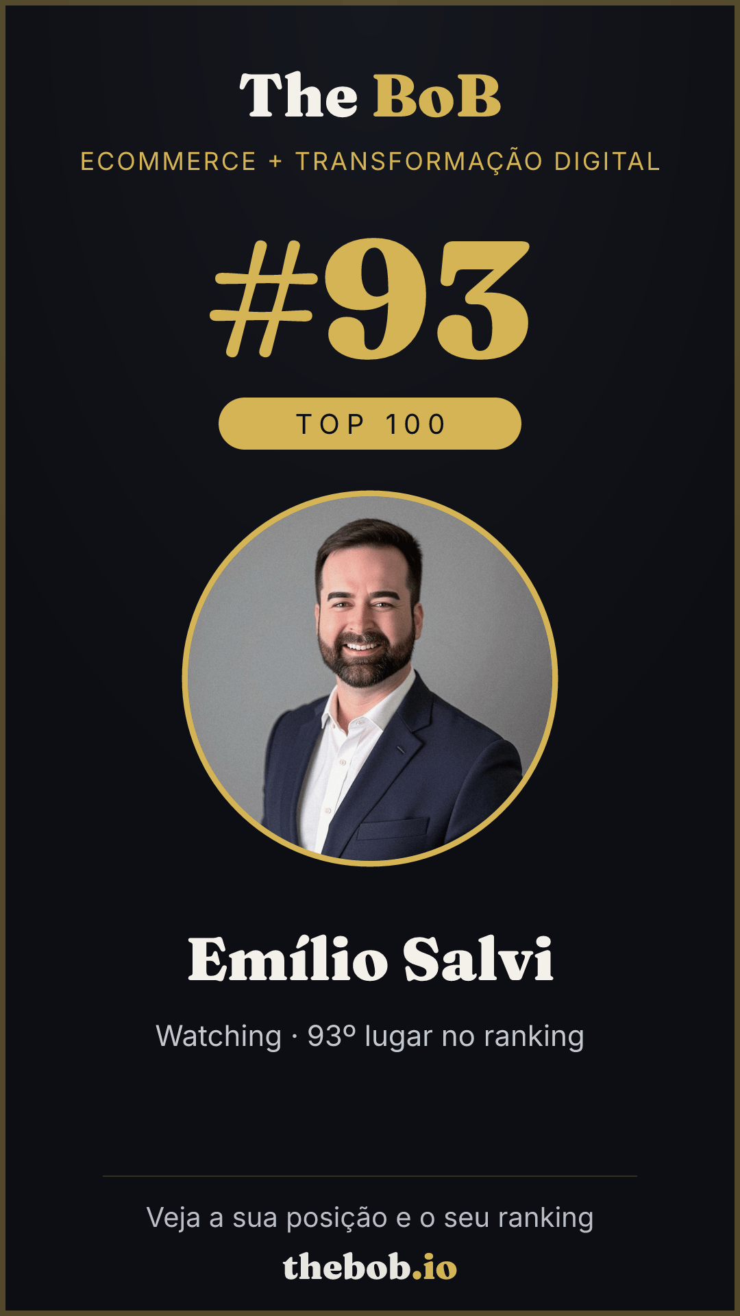 Selo The BoB · Emílio Salvi