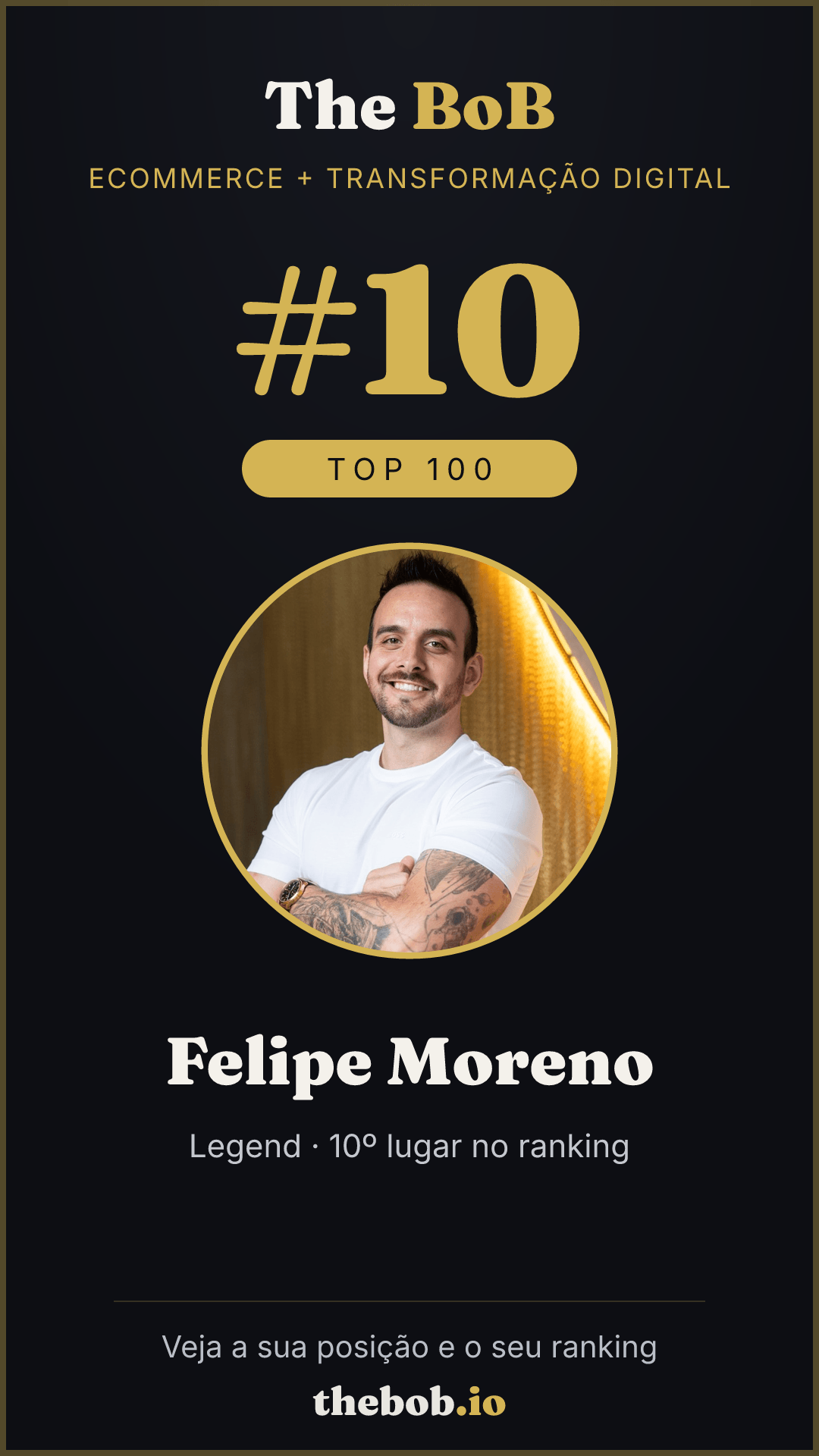 Selo The BoB · Felipe Moreno