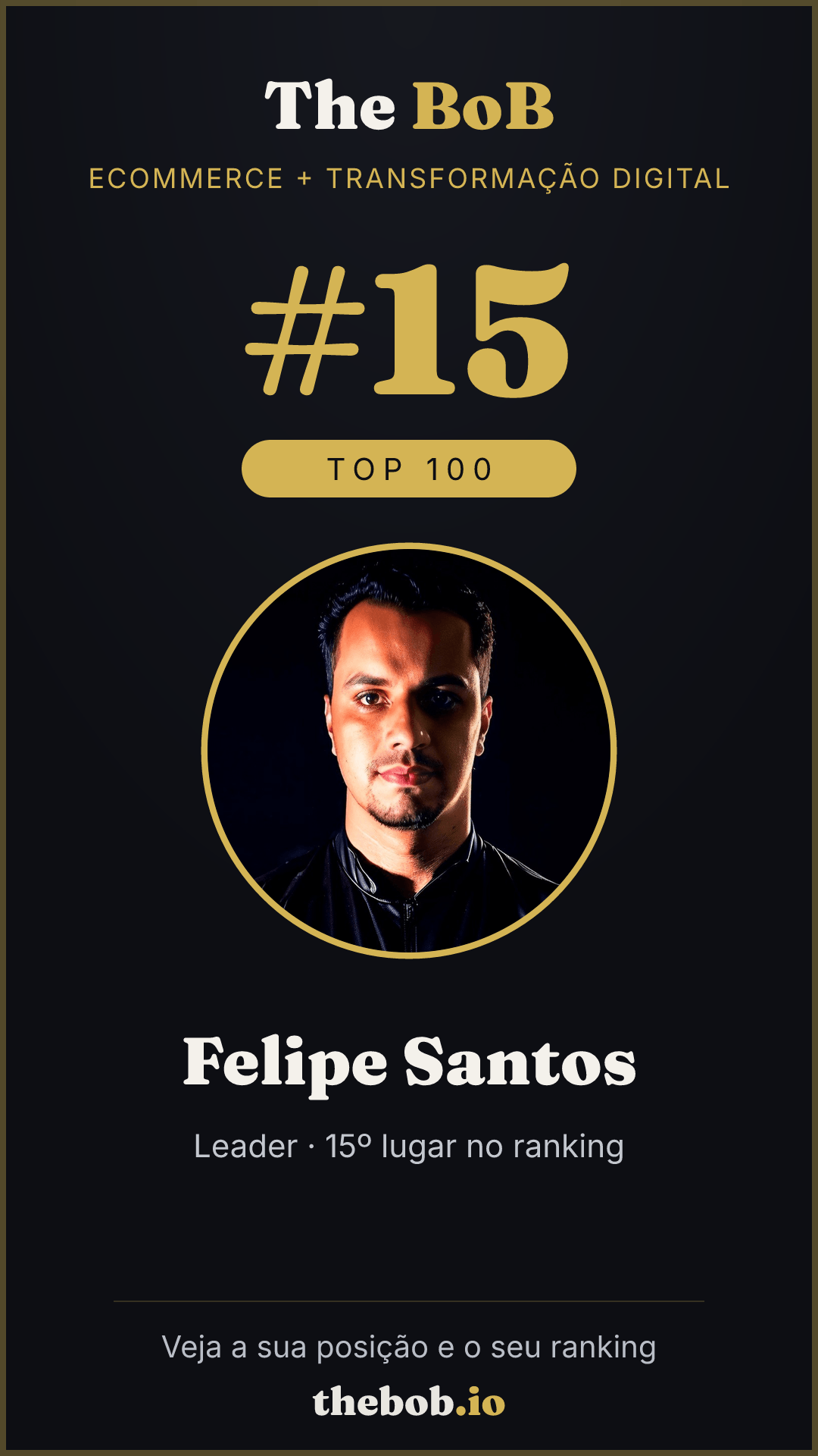 Selo The BoB · Felipe Santos