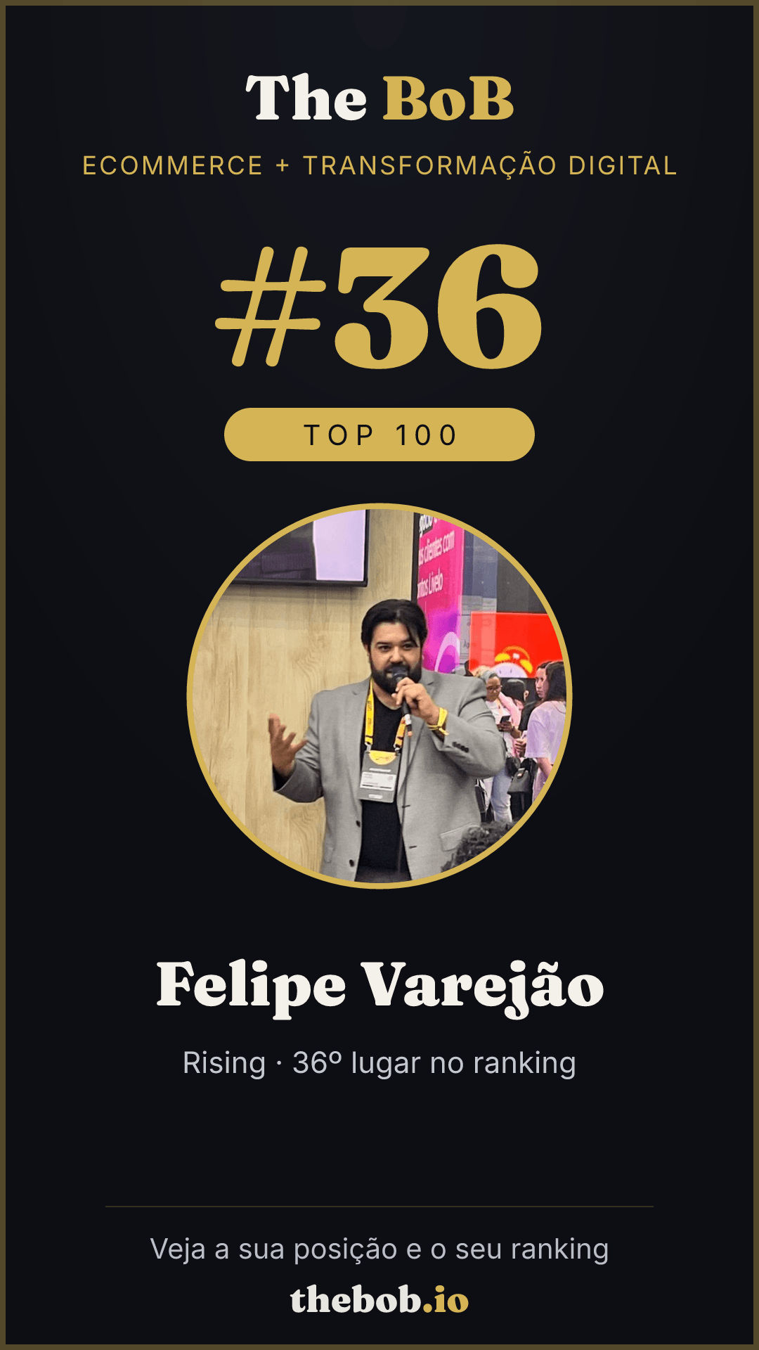 Selo The BoB · Felipe Varejão
