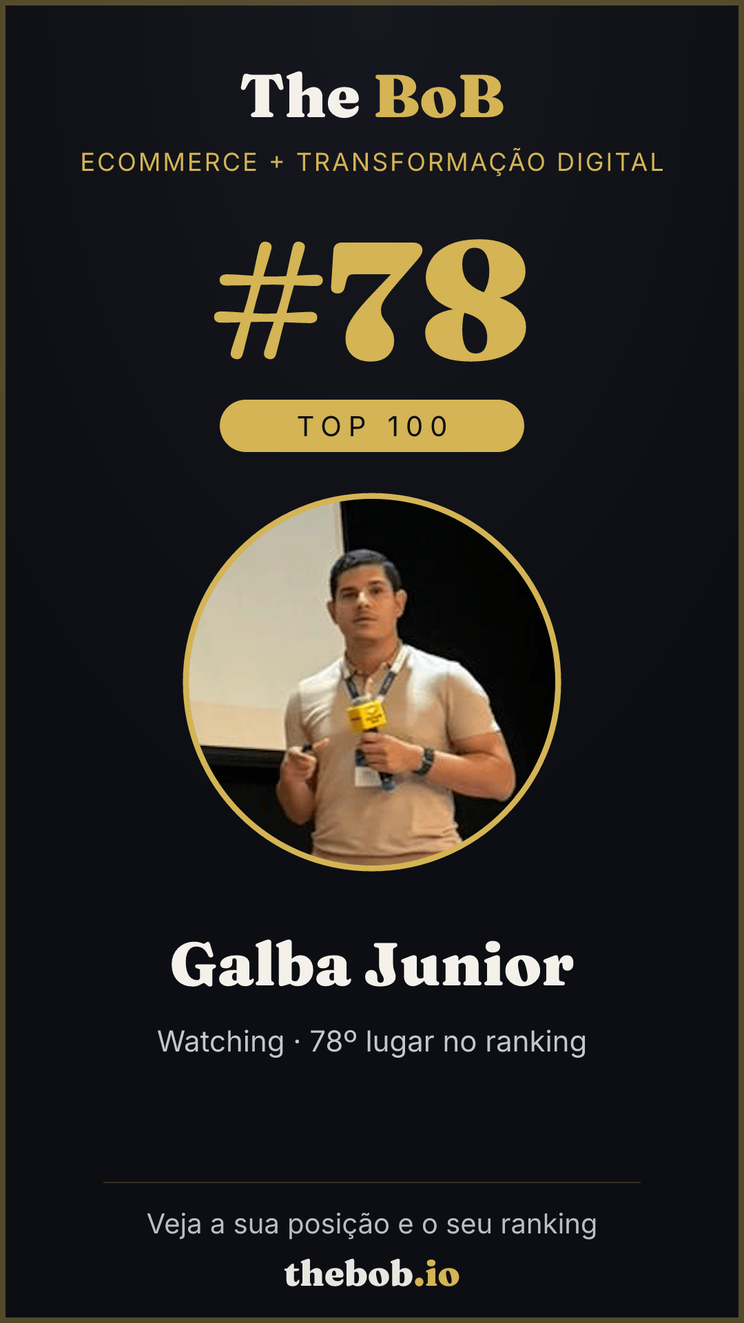 Selo The BoB · Galba Junior