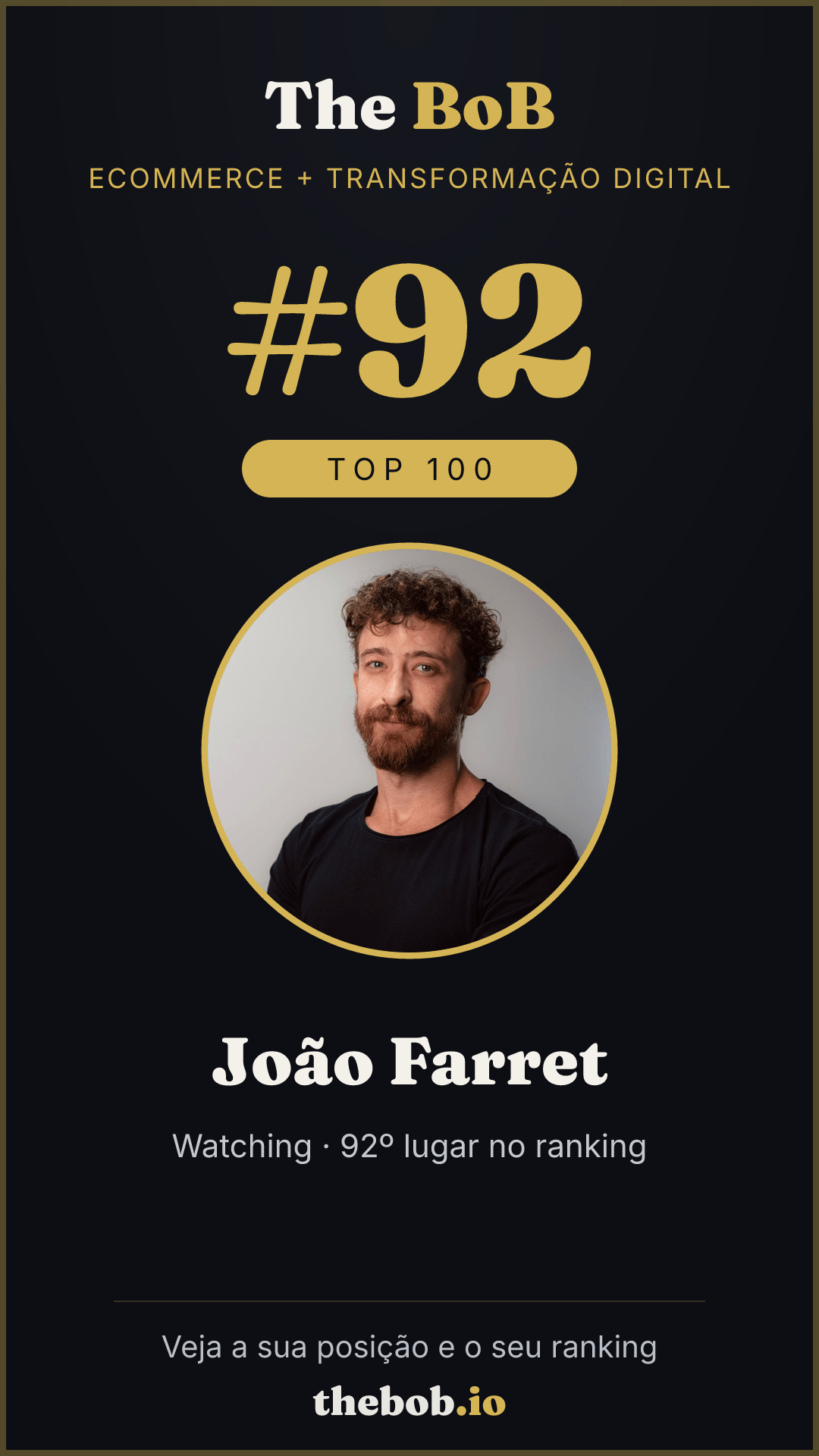 Selo The BoB · João Farret