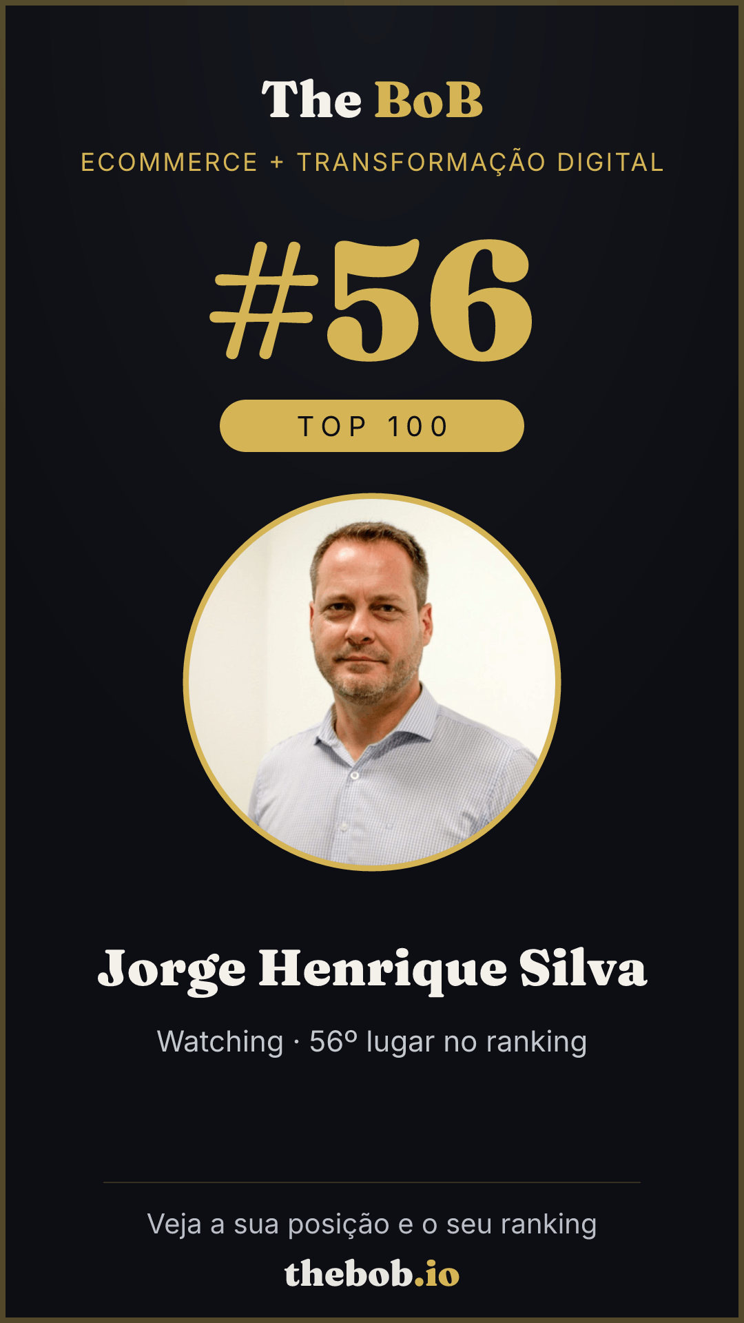 Selo The BoB · Jorge Henrique Silva