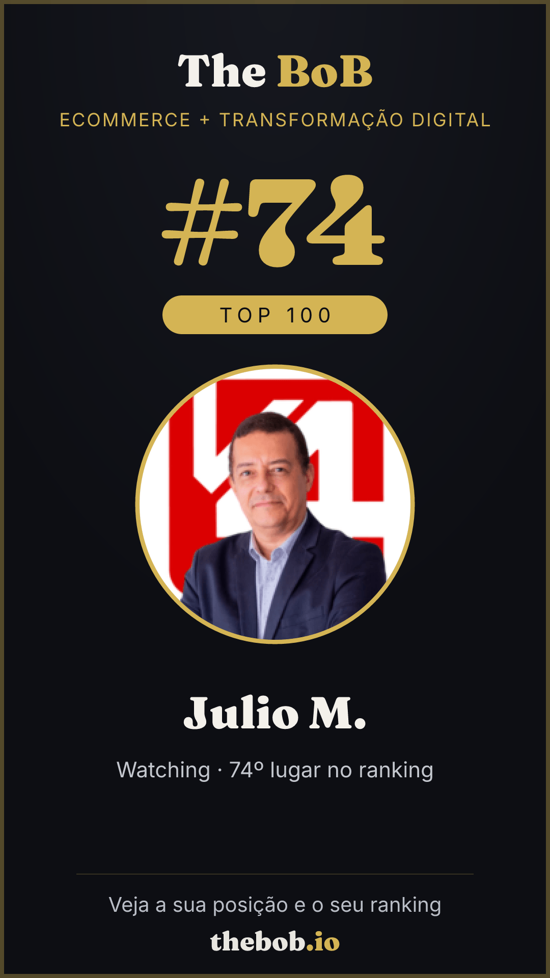 Selo The BoB · Julio M.