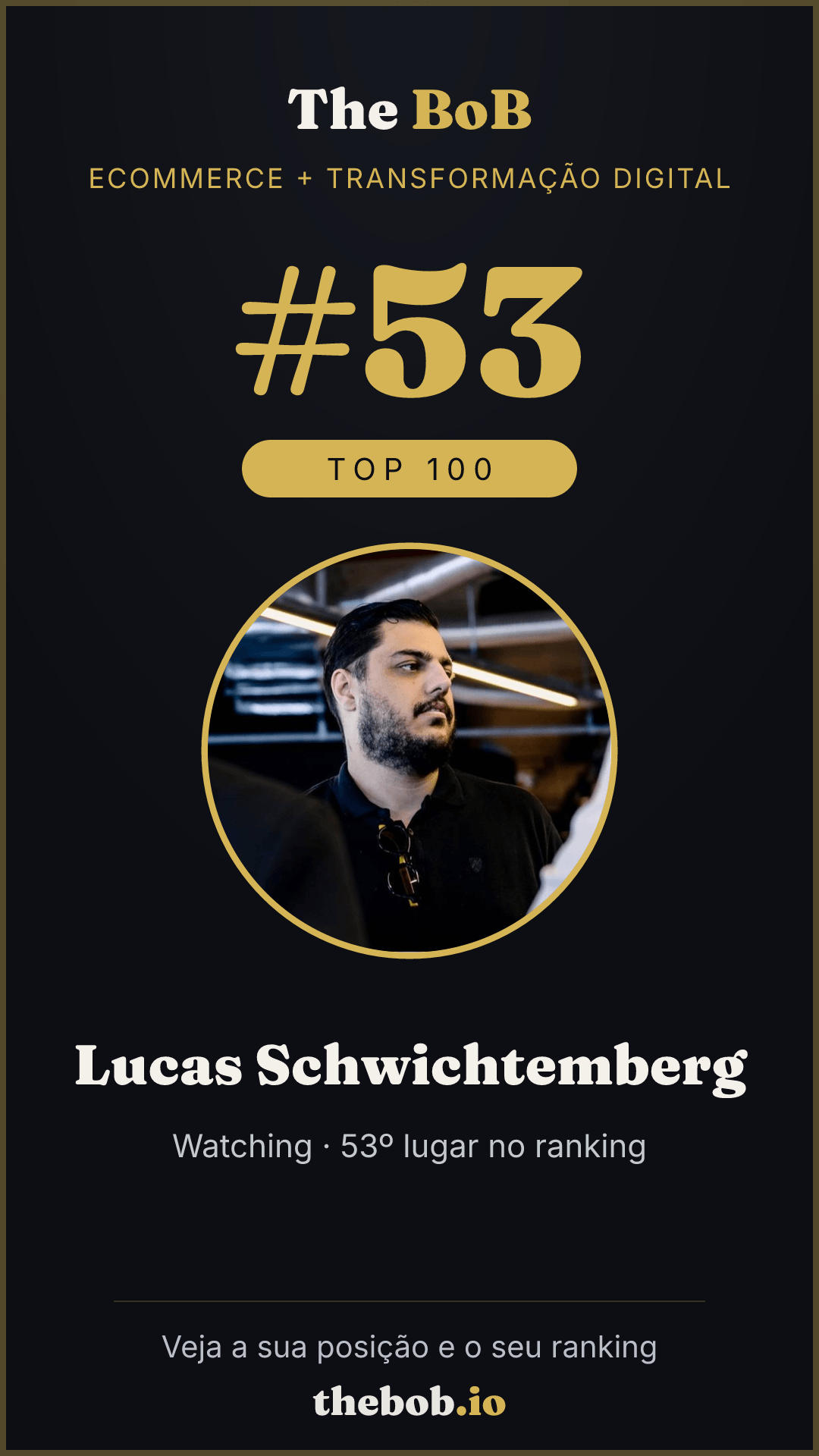 Selo The BoB · Lucas Schwichtemberg