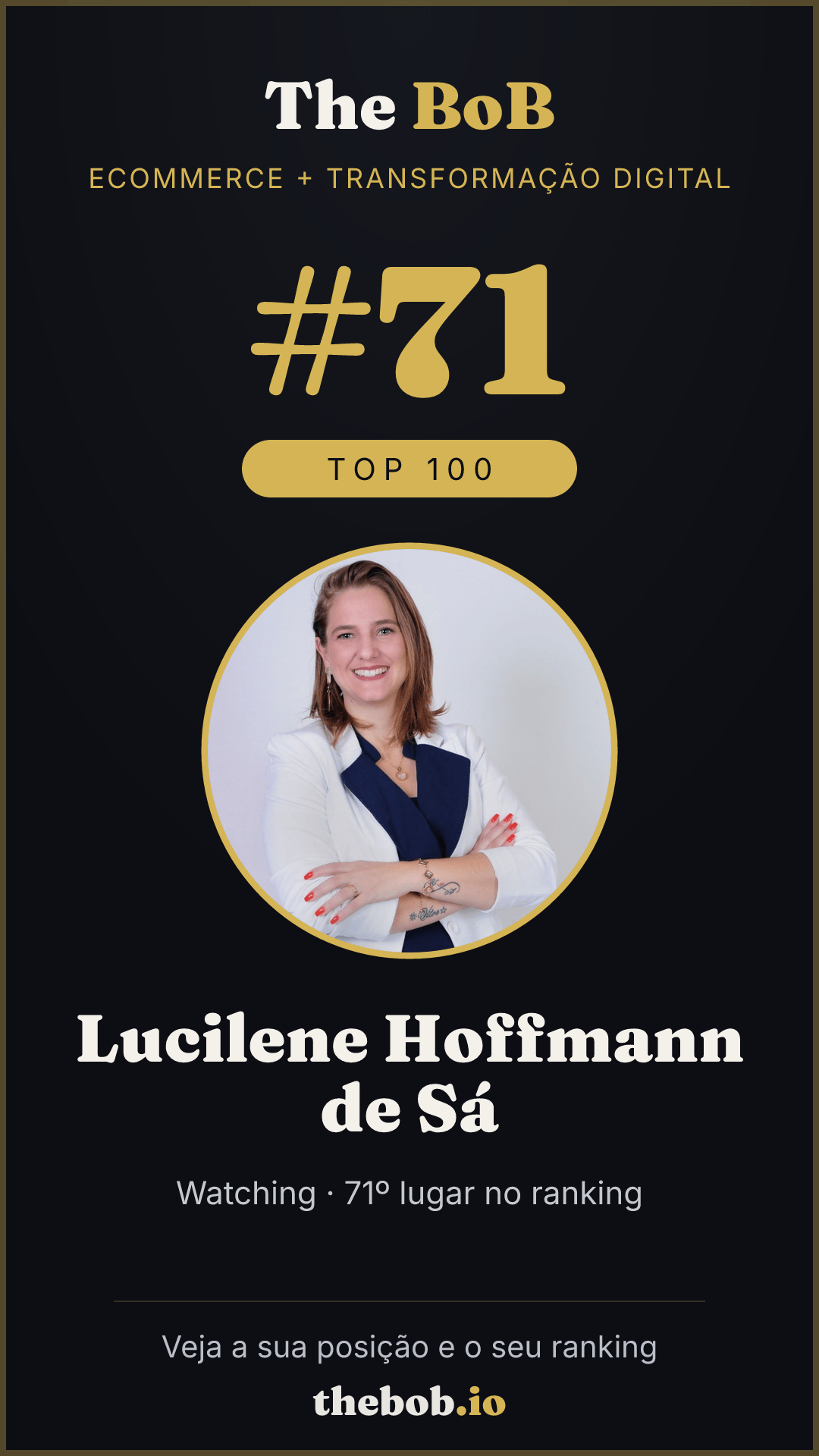 Selo The BoB · Lucilene Hoffmann de Sá