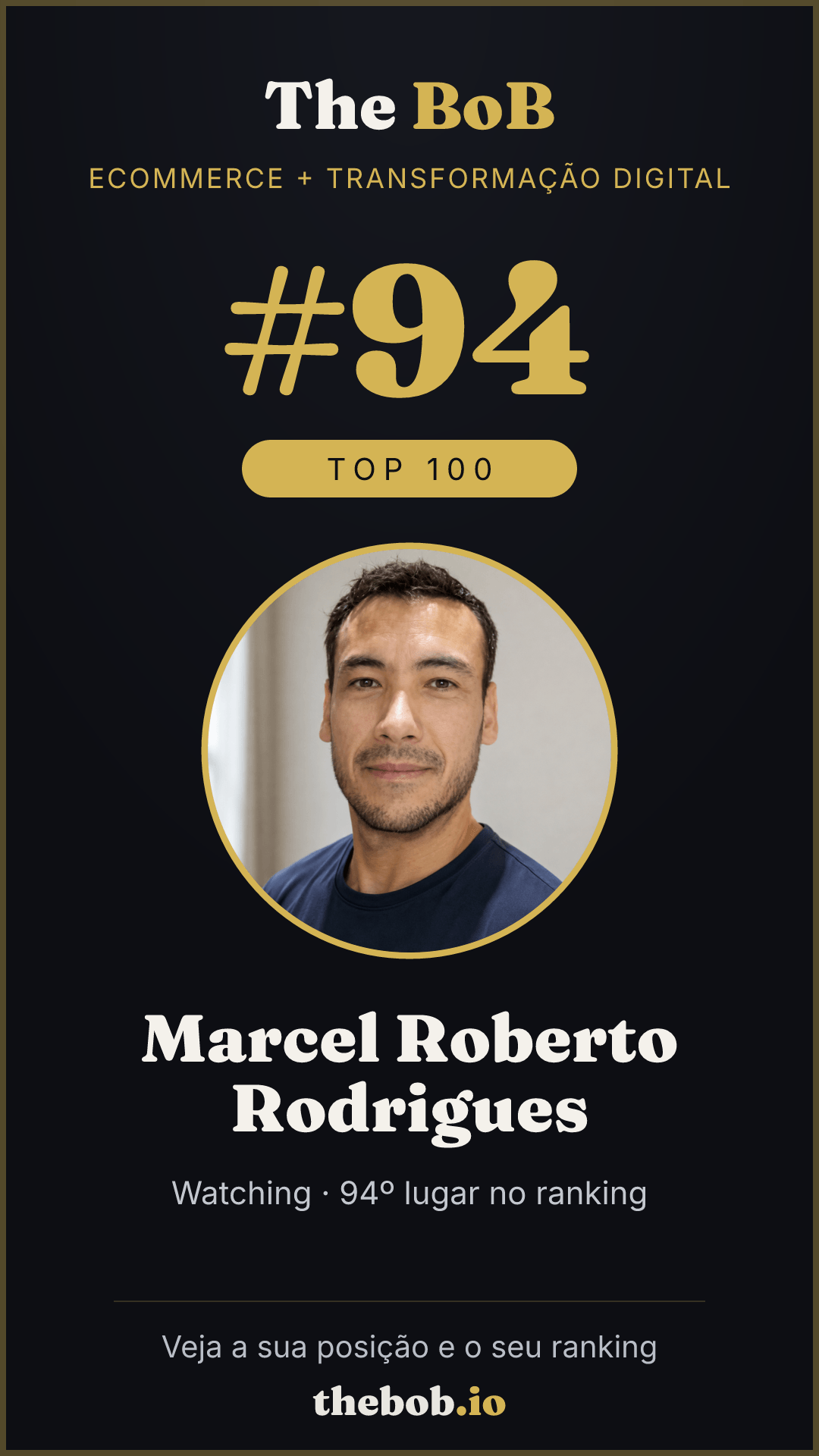 Selo The BoB · Marcel Roberto Rodrigues
