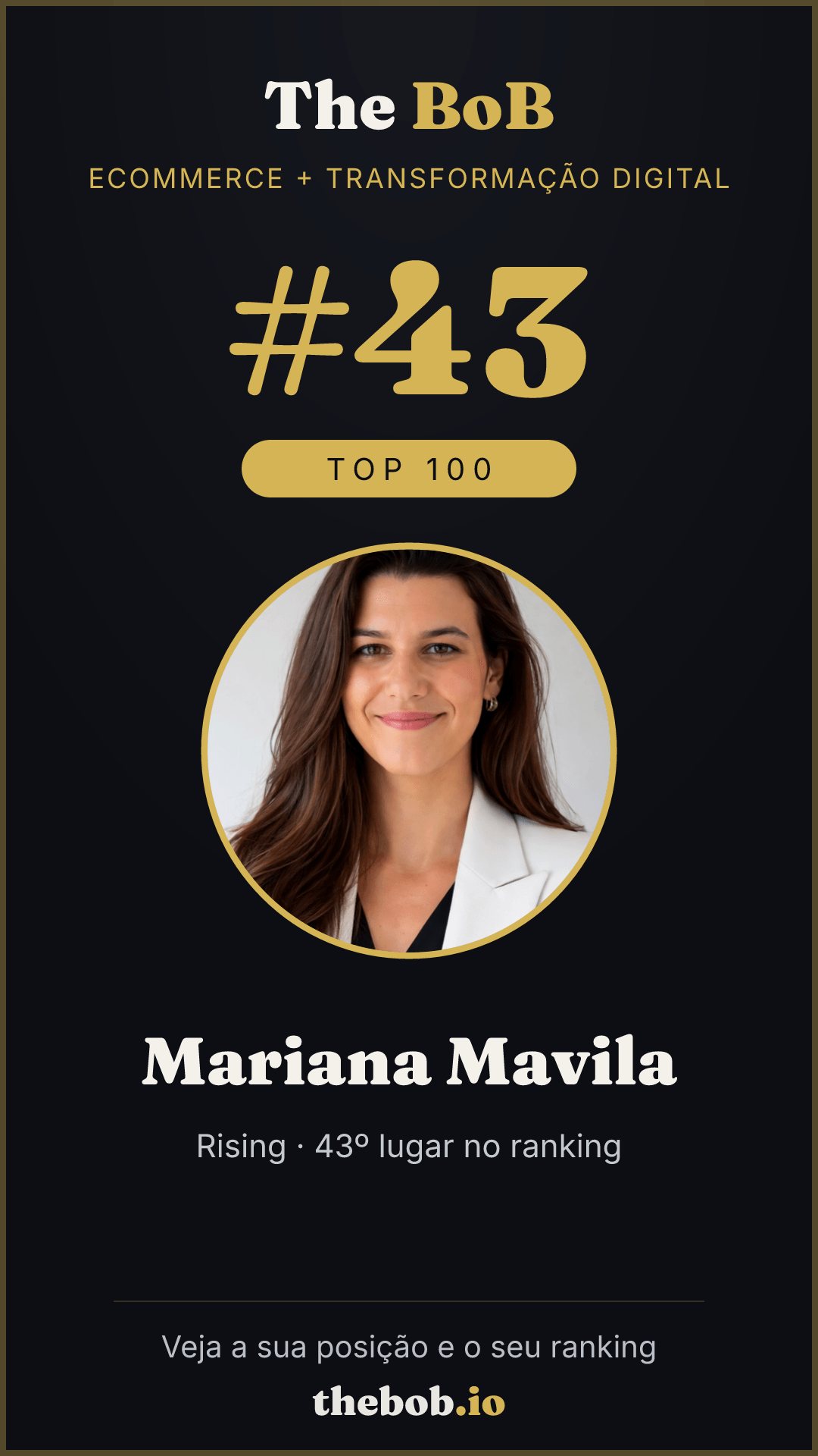 Selo The BoB · Mariana Mavila
