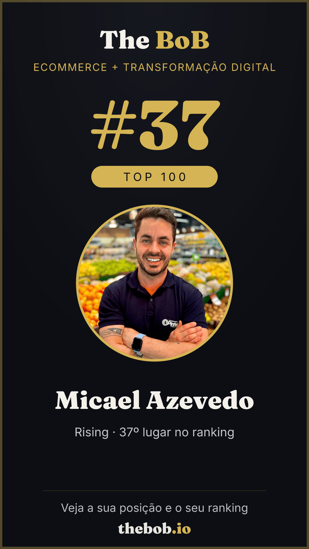Selo The BoB · Micael Azevedo