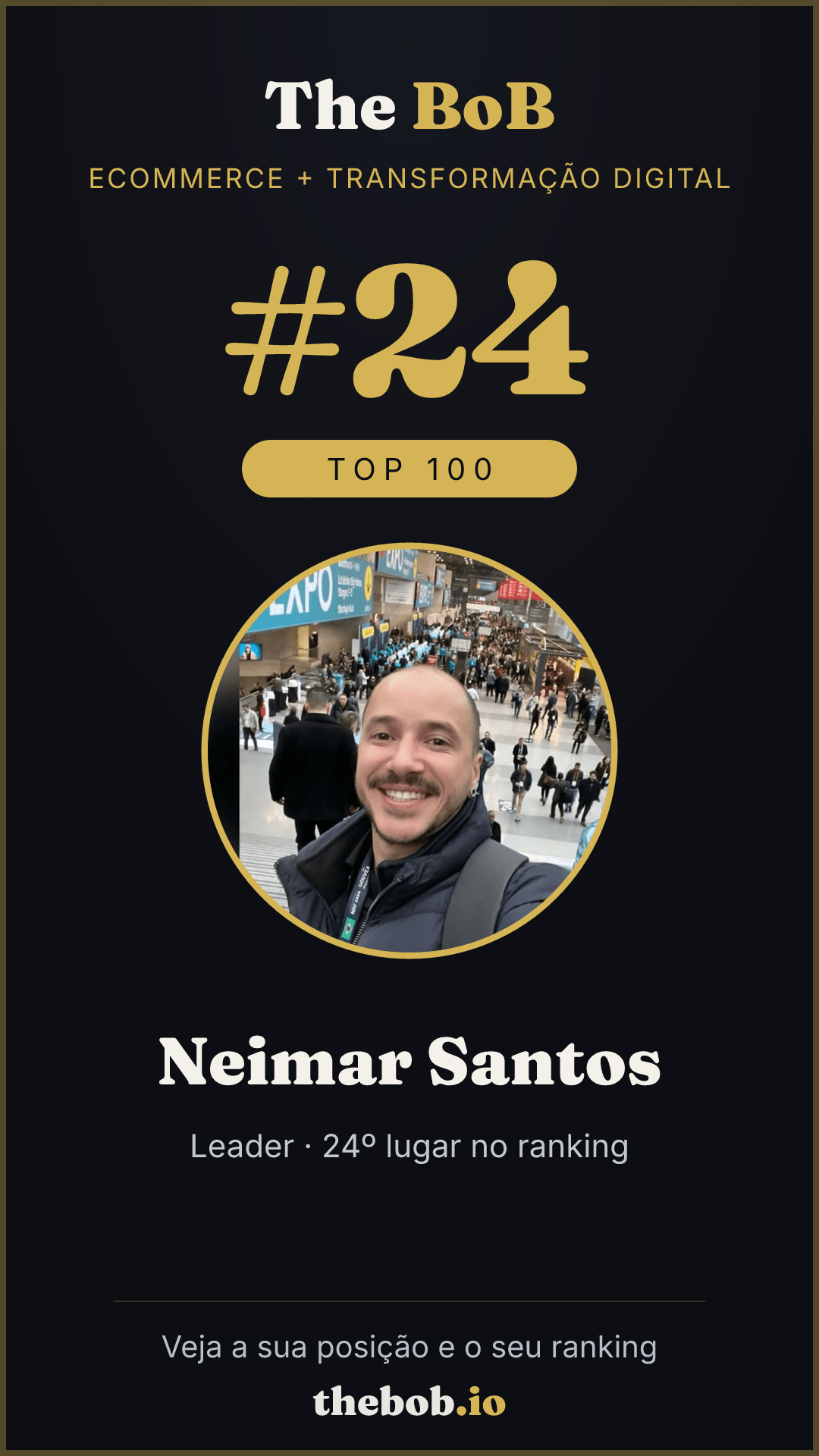 Selo The BoB · Neimar Santos