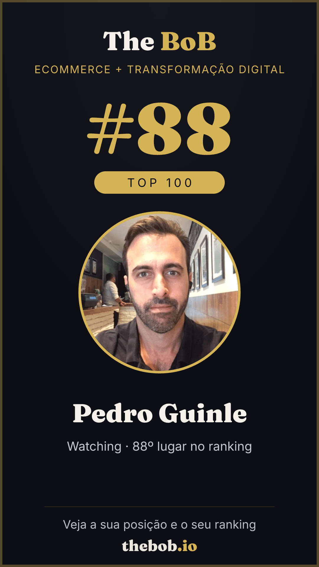 Selo The BoB · Pedro Guinle