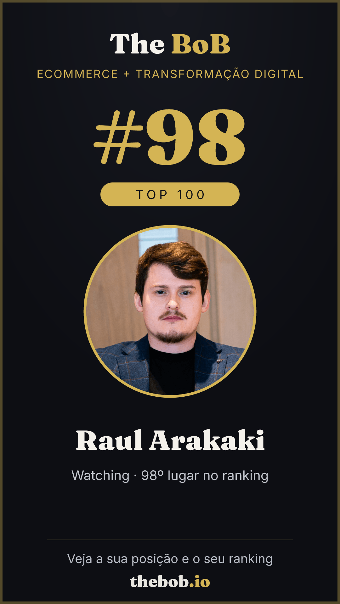 Selo The BoB · Raul Arakaki