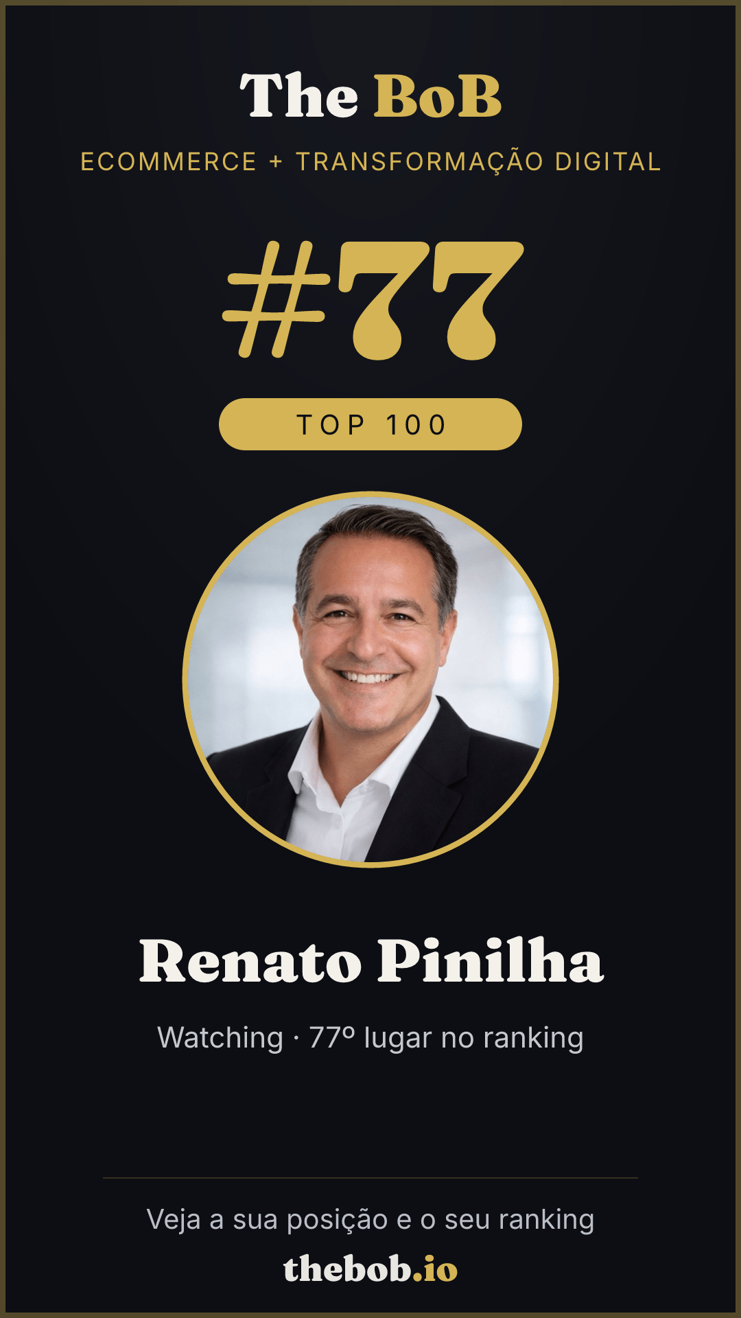 Selo The BoB · Renato Pinilha