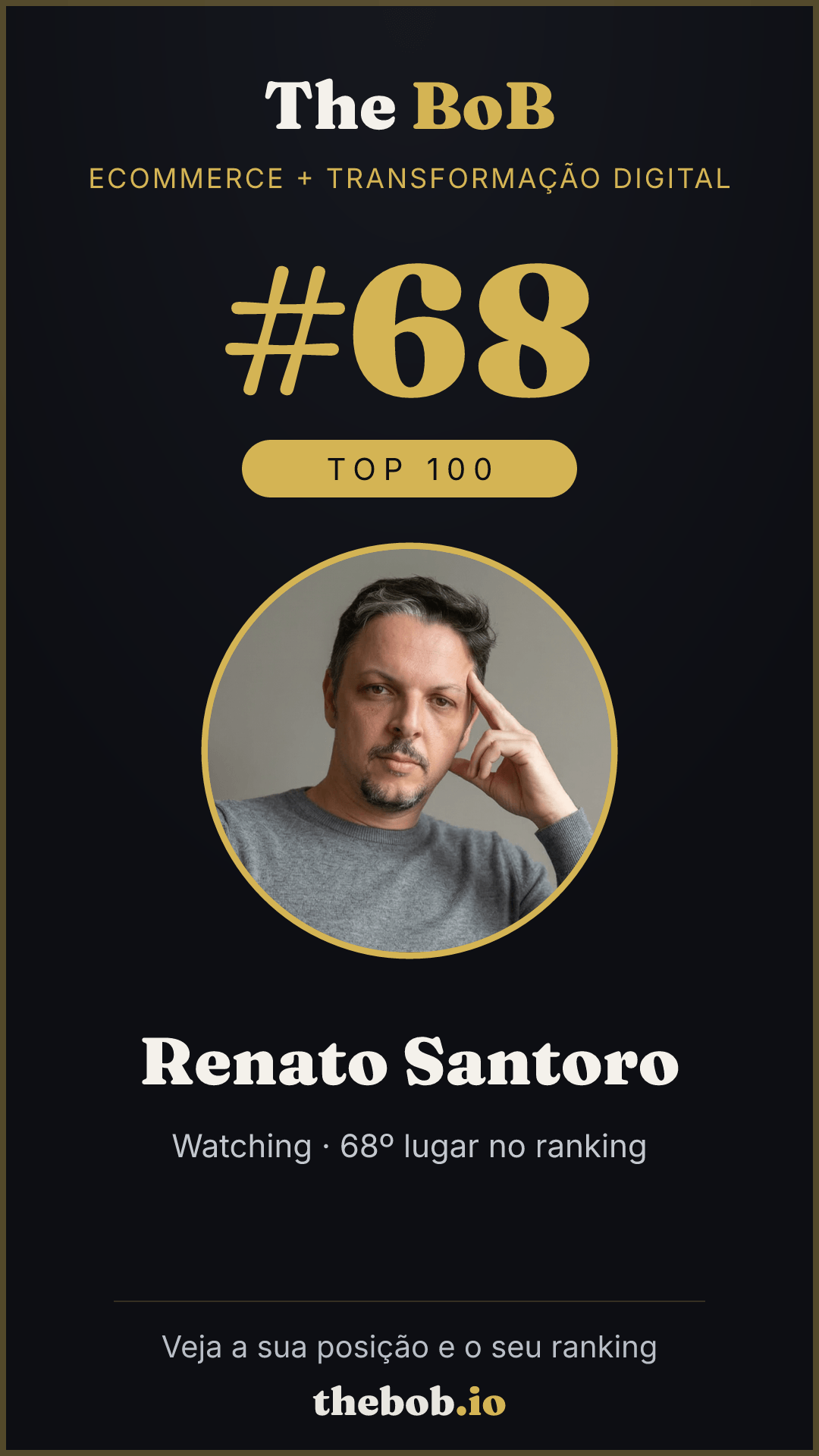 Selo The BoB · Renato Santoro