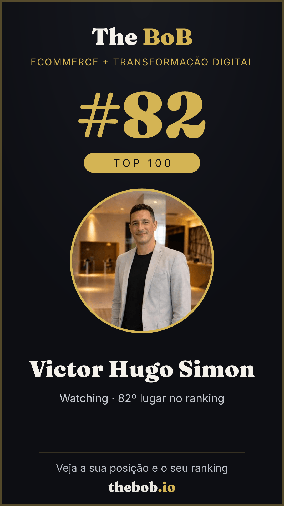 Selo The BoB · Victor Hugo Simon