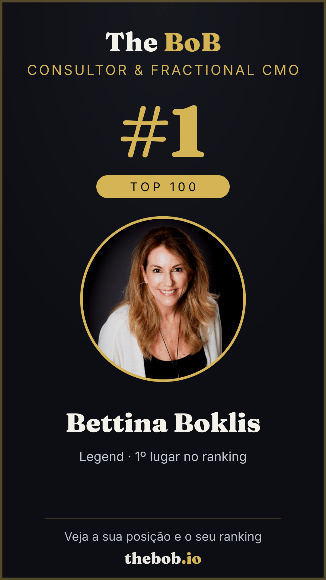 Selo The BoB · Bettina Boklis