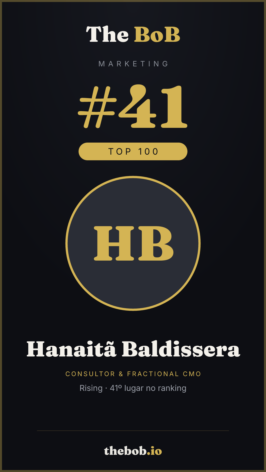 Selo The BoB · Hanaitã Baldissera