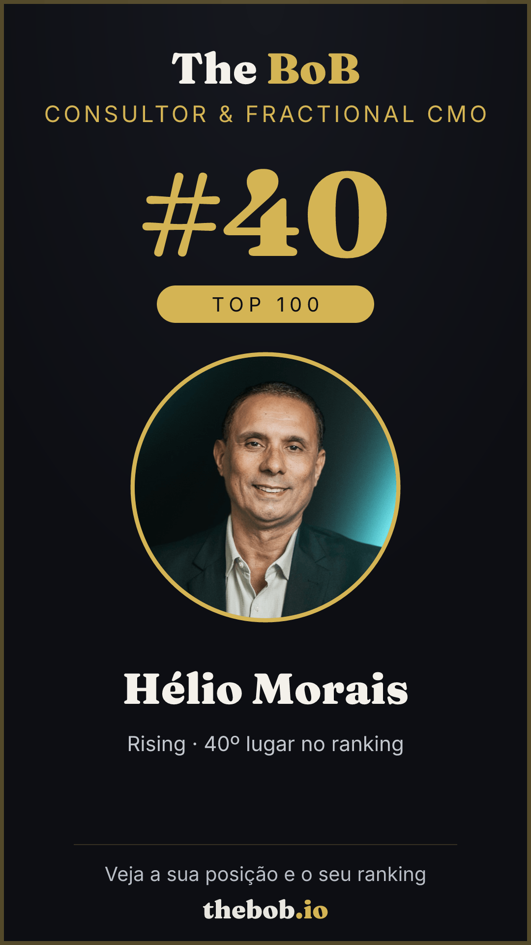 Selo The BoB · Hélio Morais