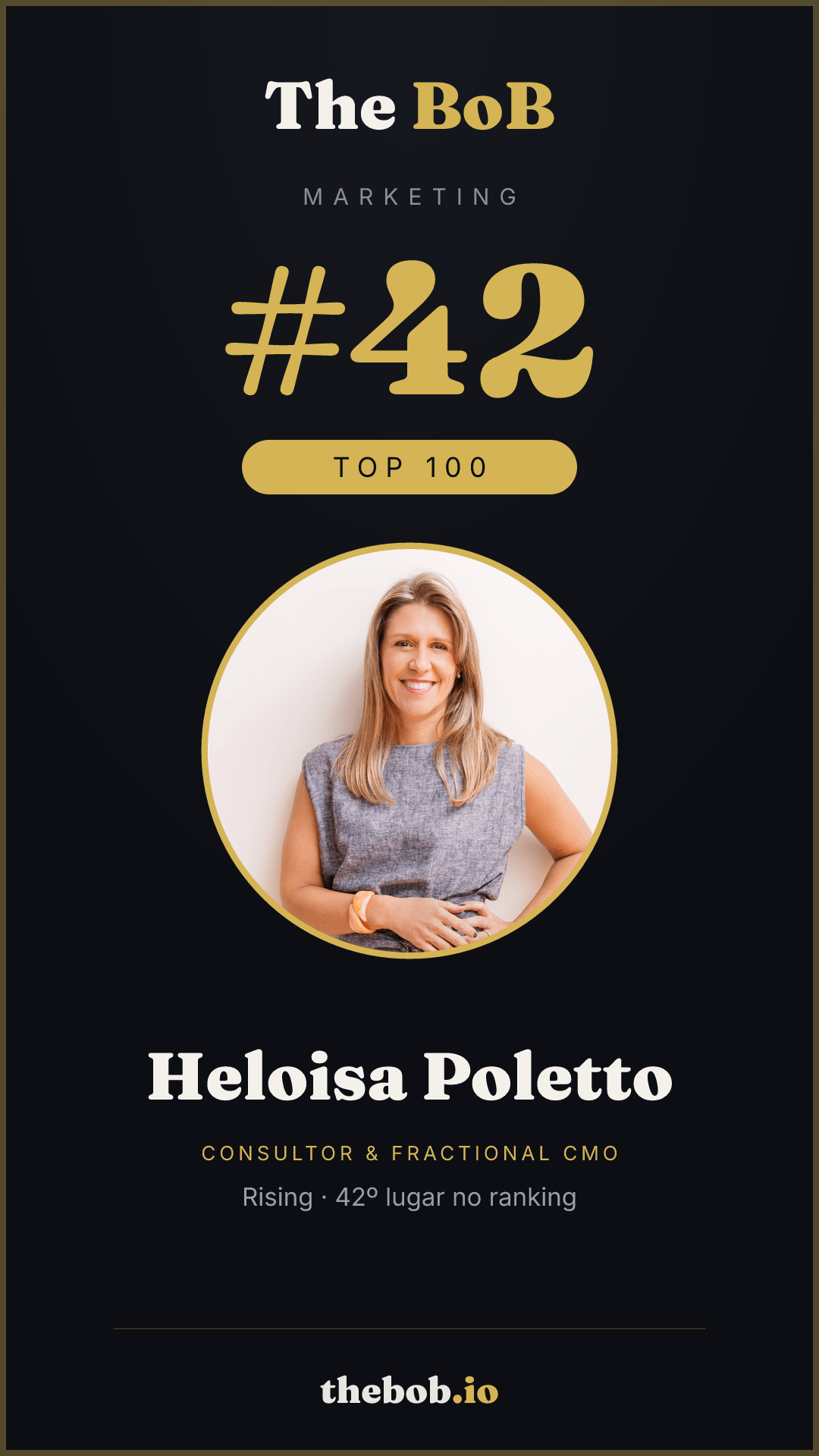 Selo The BoB · Heloisa Poletto