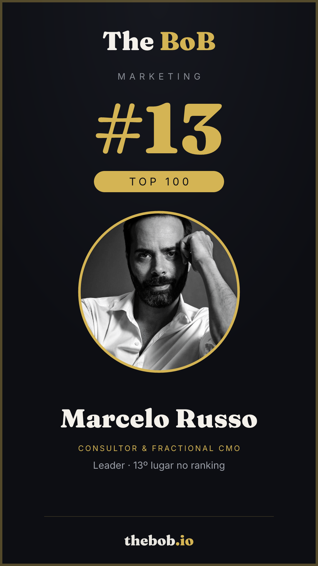 Selo The BoB · Marcelo Russo