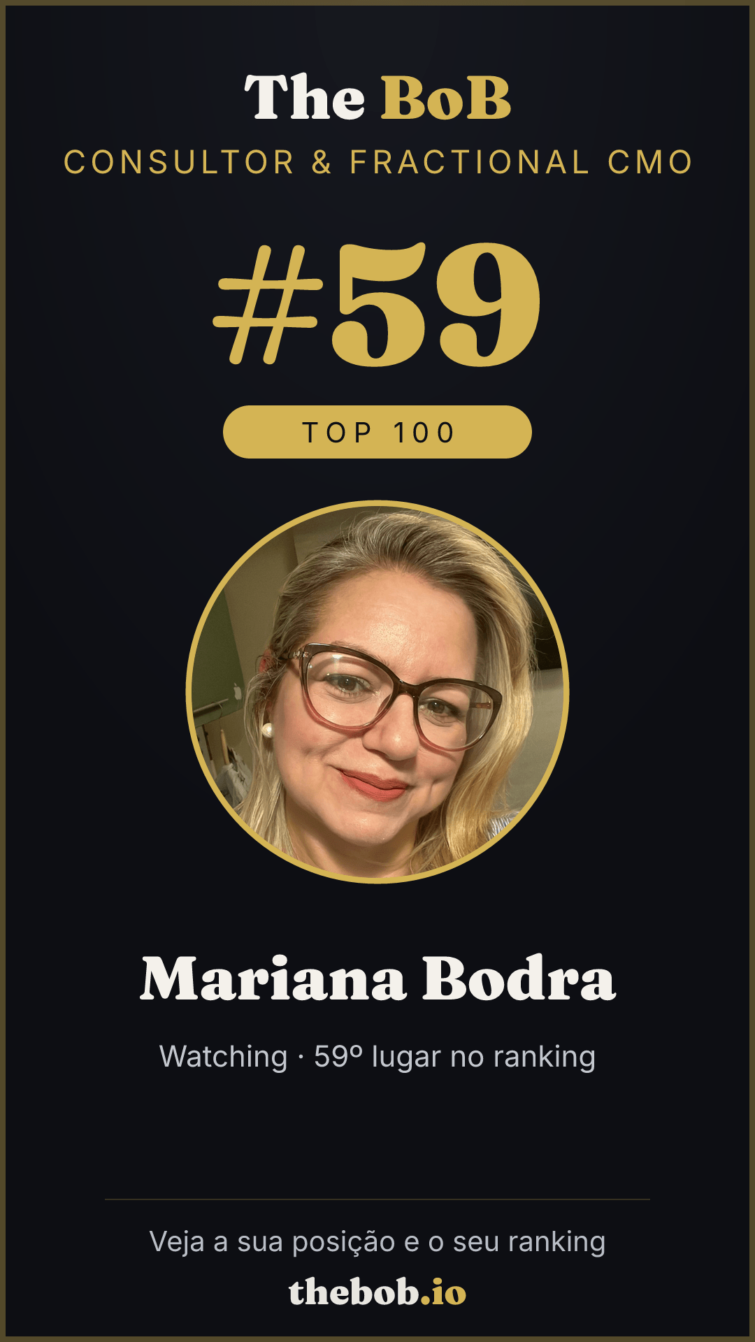 Selo The BoB · Mariana Bodra